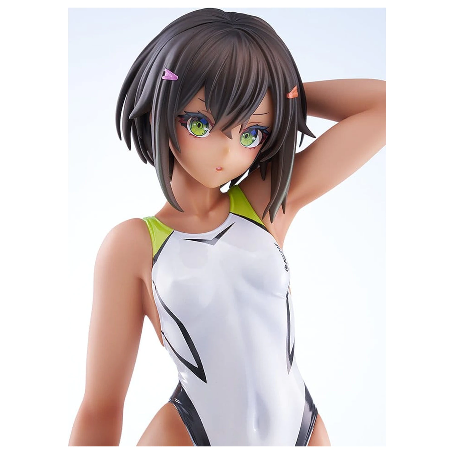Arms Note PVC figura 1/7 Buchou-chan iz plavalnega kluba bela kopalna obleka Ver. 22 cm fotografija izdelka