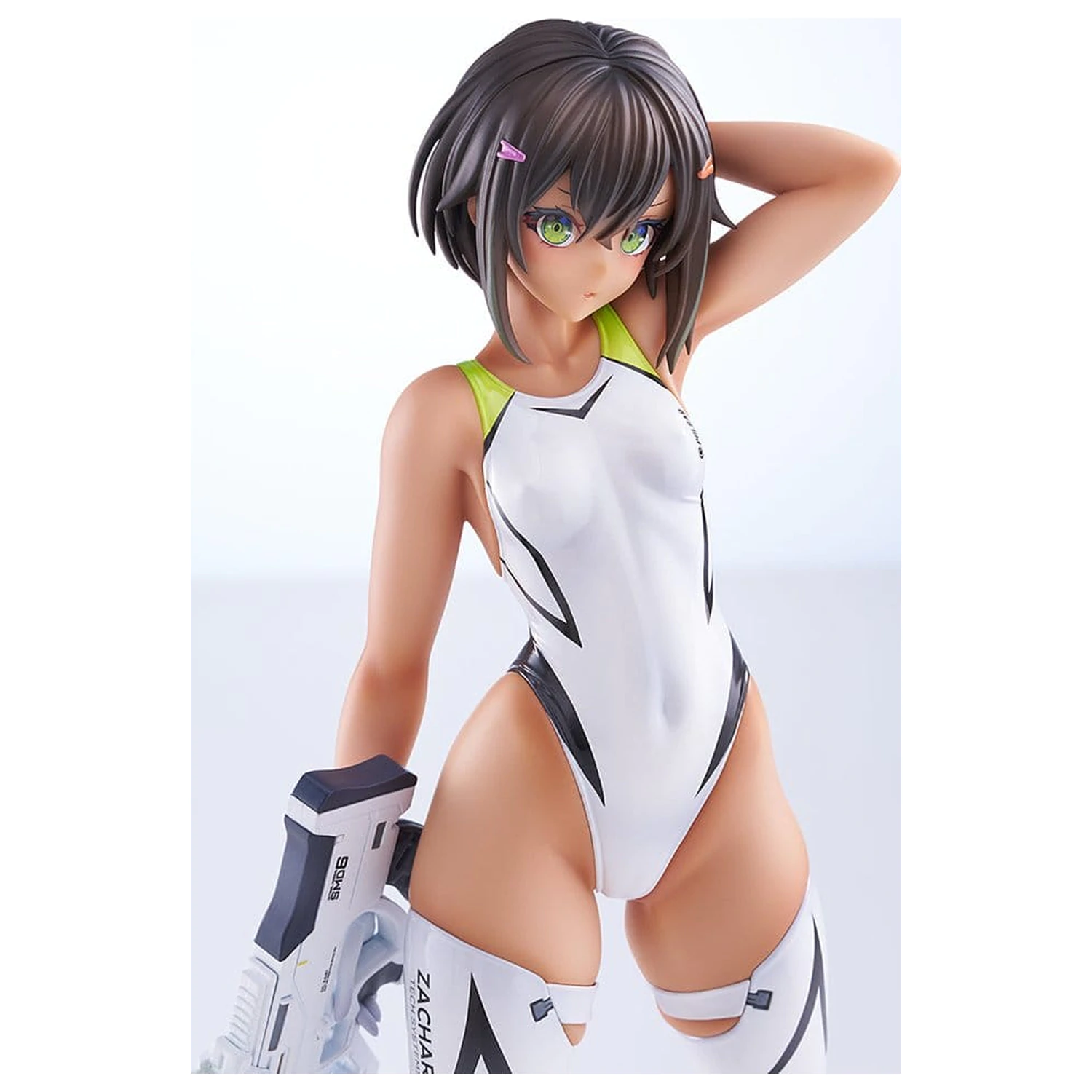 Arms Note PVC figura 1/7 Buchou-chan iz plavalnega kluba bela kopalna obleka Ver. 22 cm fotografija izdelka