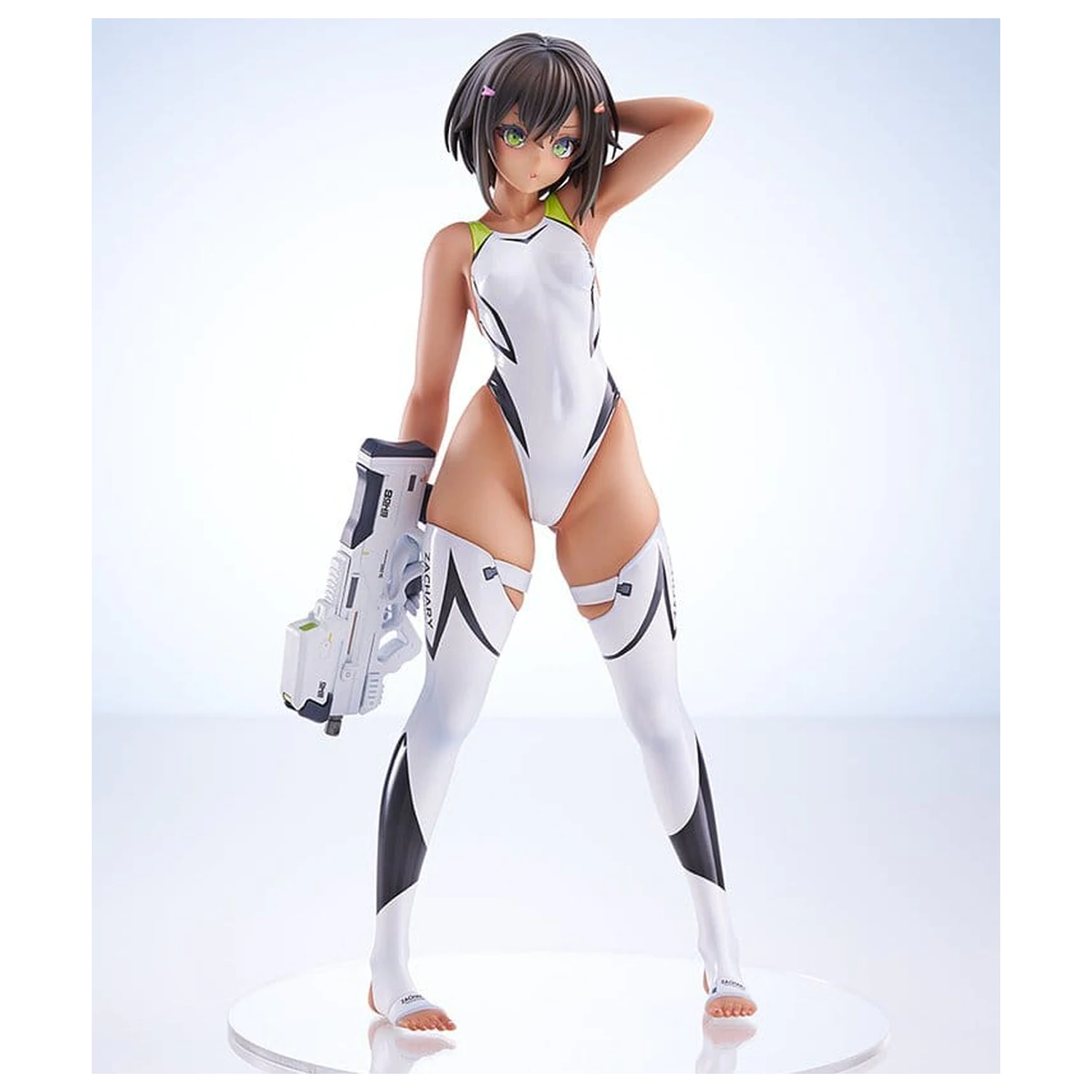 Arms Note PVC figura 1/7 Buchou-chan iz plavalnega kluba bela kopalna obleka Ver. 22 cm fotografija izdelka