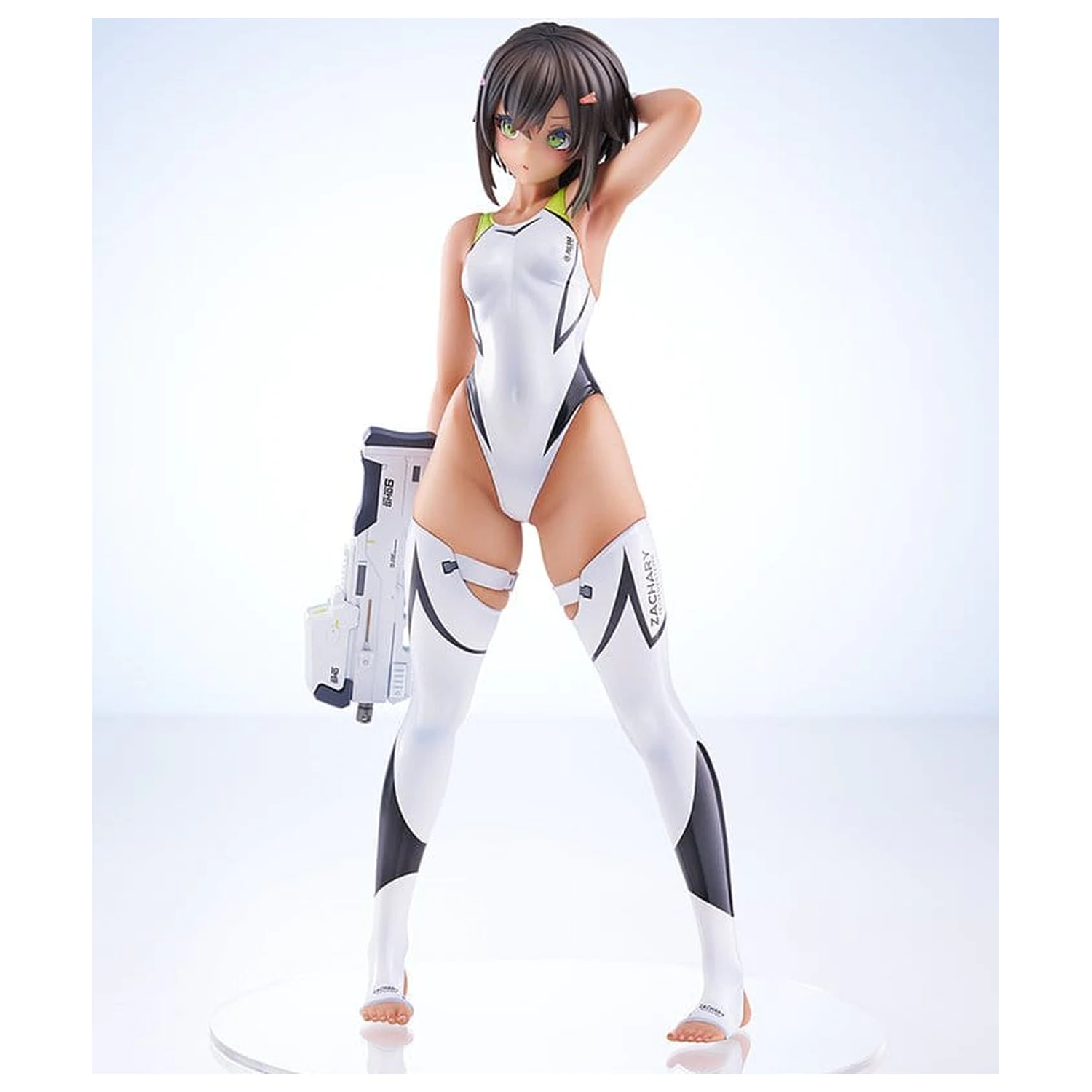 Arms Note PVC figura 1/7 Buchou-chan iz plavalnega kluba bela kopalna obleka Ver. 22 cm fotografija izdelka
