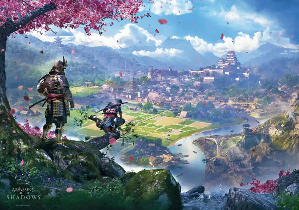 Assassin's Creed Shadows Puzzle Panorama Japonske (1000 kosov) fotografija izdelka