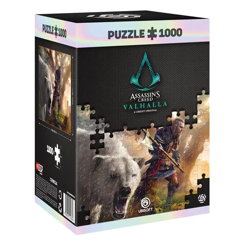 Assassin's Creed Valhalla Premium Puzzle Eivor & Polarni medved (1000 kosov) fotografija izdelka