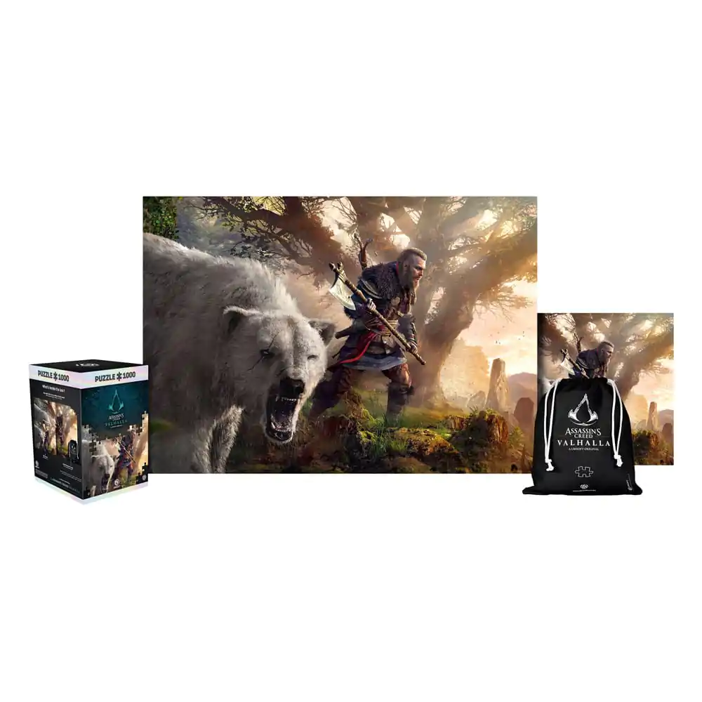 Assassin's Creed Valhalla Premium Puzzle Eivor & Polarni medved (1000 kosov) fotografija izdelka