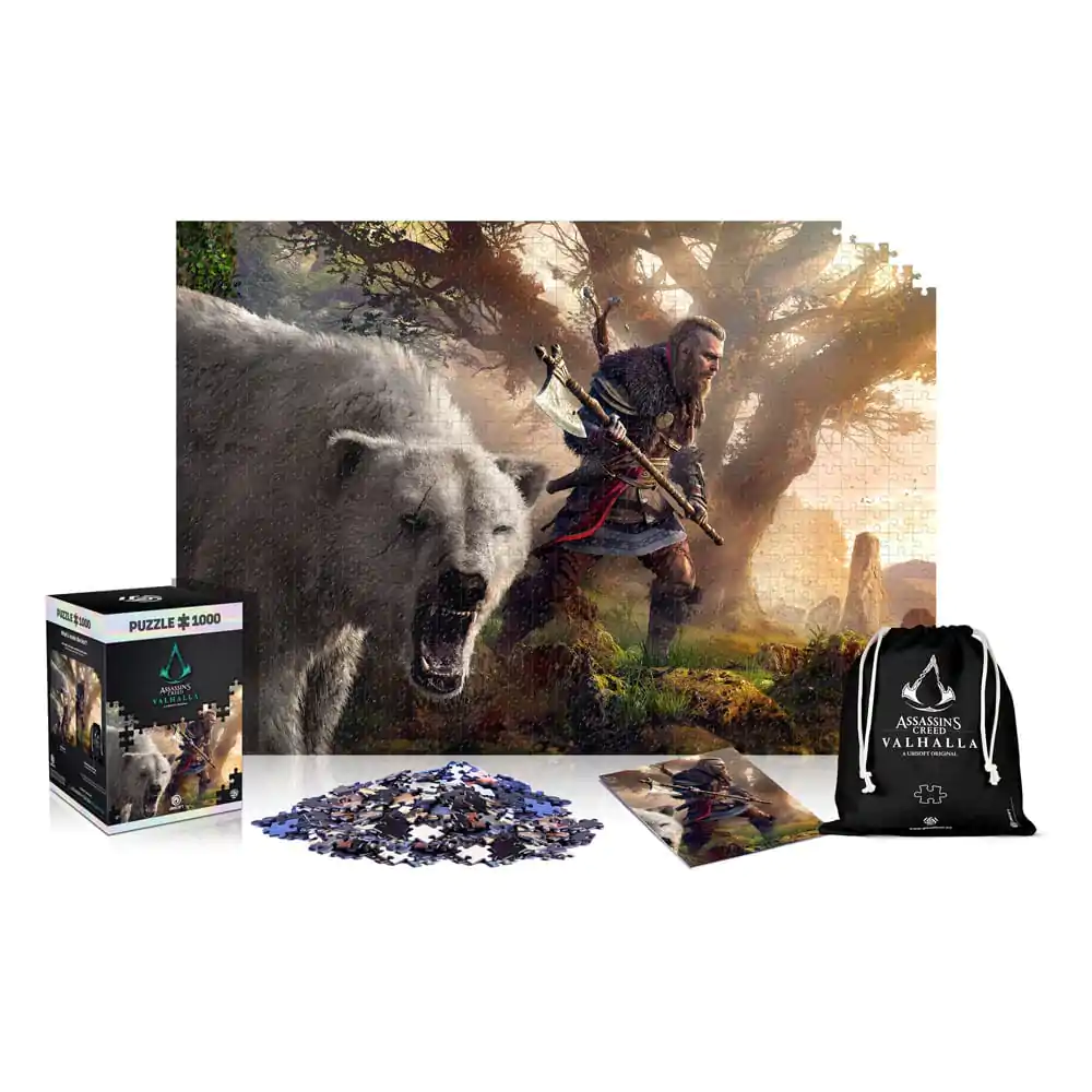 Assassin's Creed Valhalla Premium Puzzle Eivor & Polarni medved (1000 kosov) fotografija izdelka