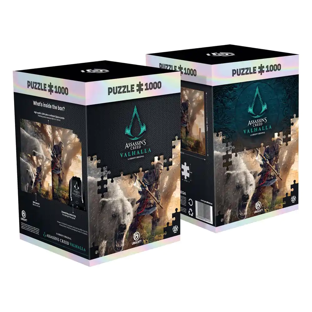 Assassin's Creed Valhalla Premium Puzzle Eivor & Polarni medved (1000 kosov) fotografija izdelka