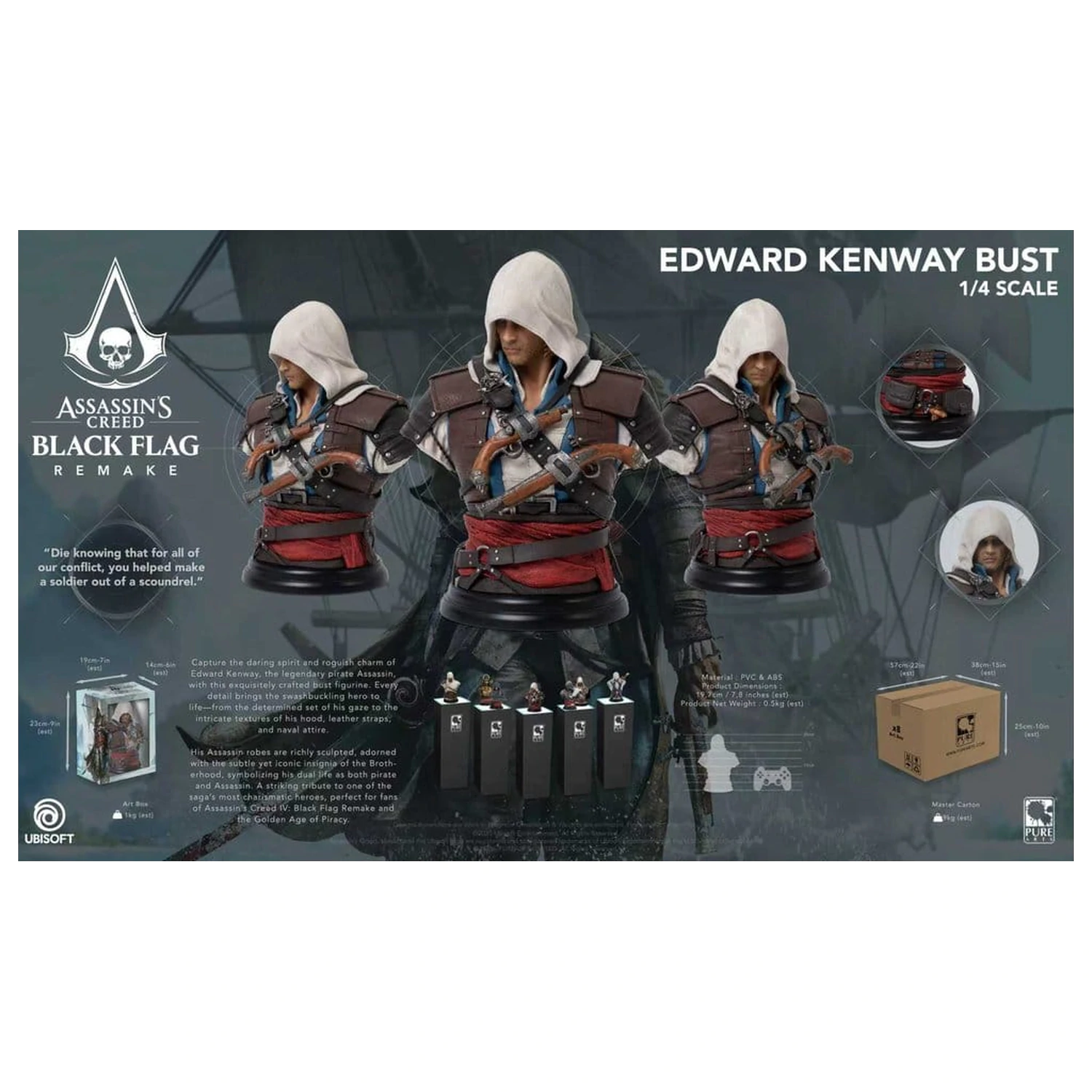 Assassin´s Creed Doprsni kip 1/4 Edward fotografija izdelka