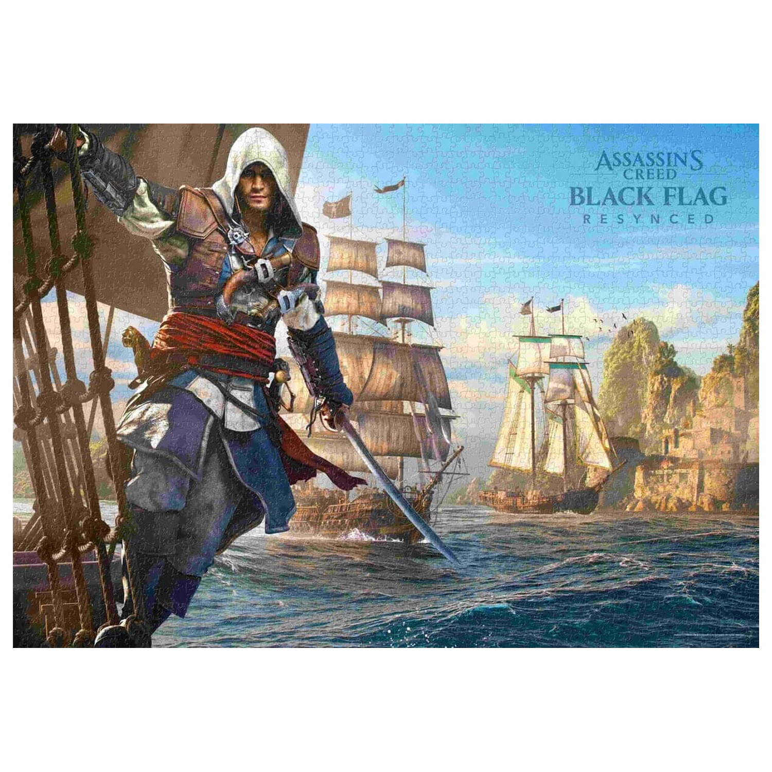 Assassin's Creed Black Flag Resynced sestavljanka (1000 kosov) fotografija izdelka