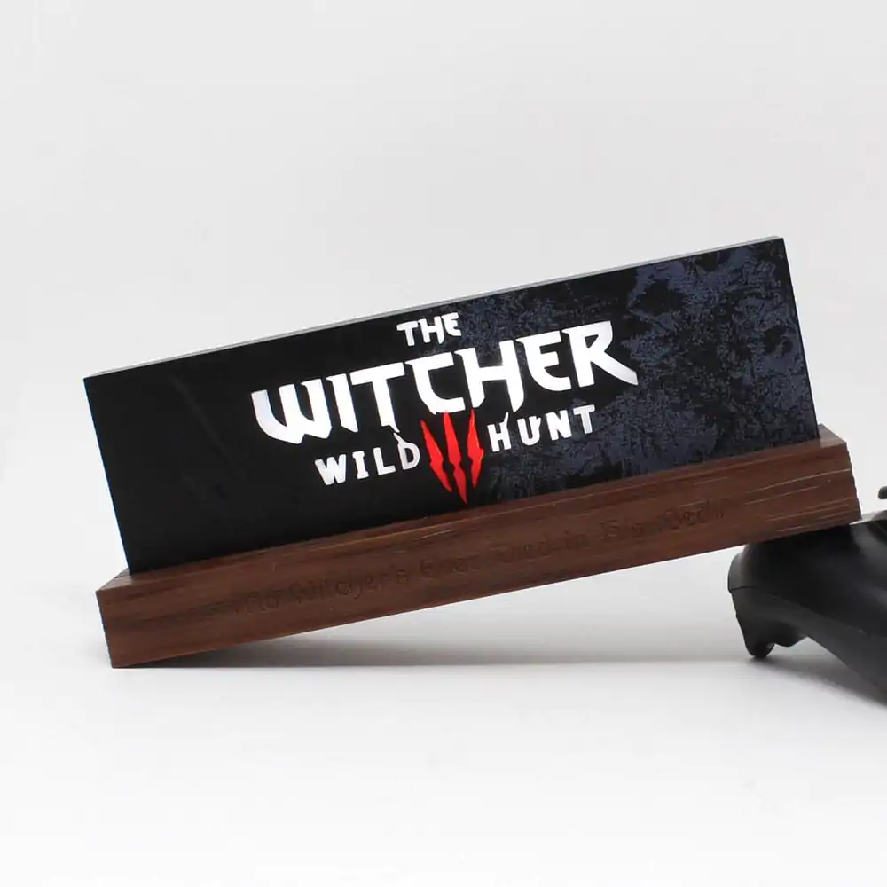 The Witcher LED svetilka Wild Hunt Logo 22 cm fotografija izdelka