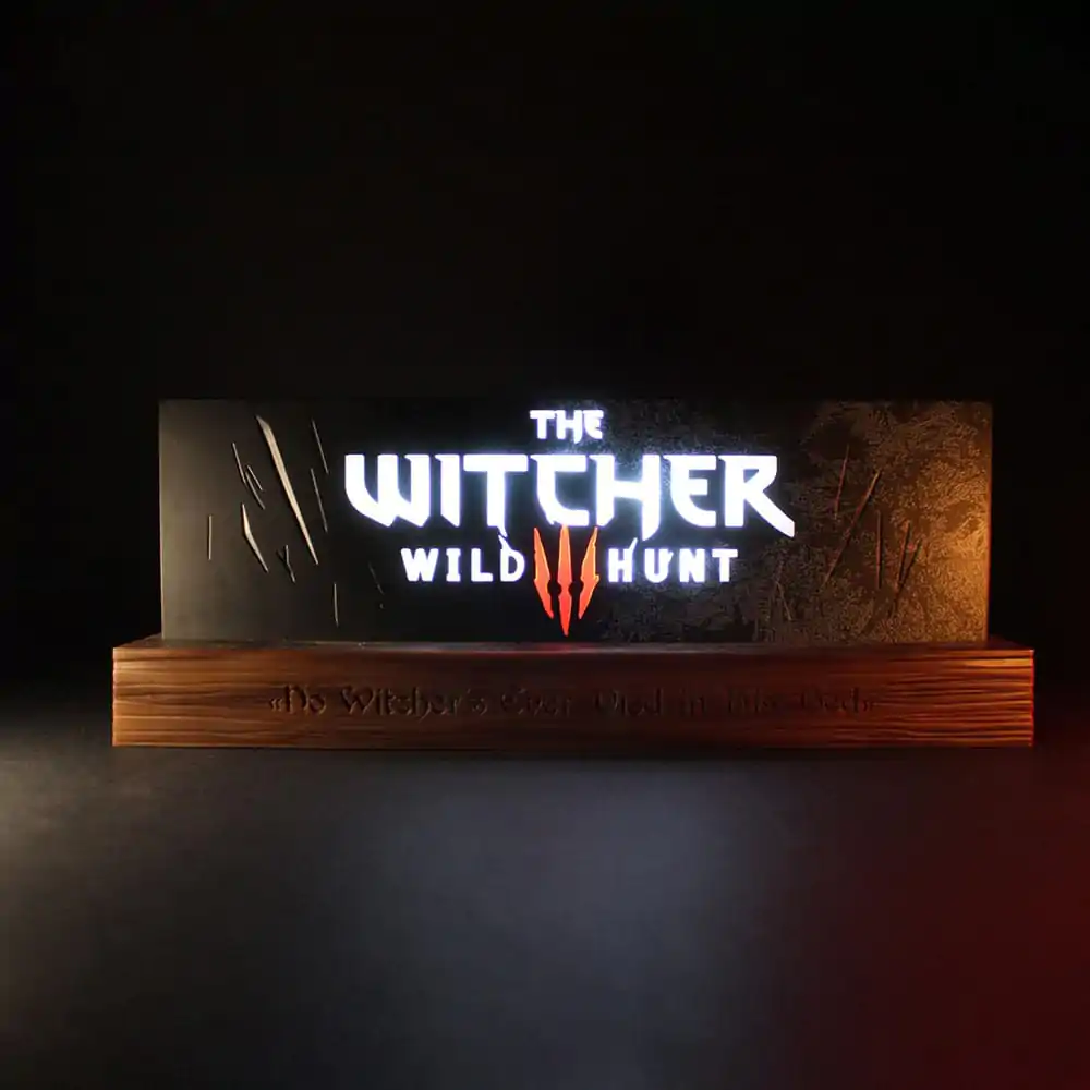 The Witcher LED svetilka Wild Hunt Logo 22 cm fotografija izdelka