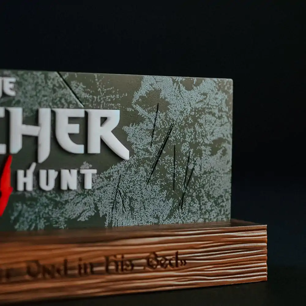 The Witcher LED svetilka Wild Hunt Logo 22 cm fotografija izdelka