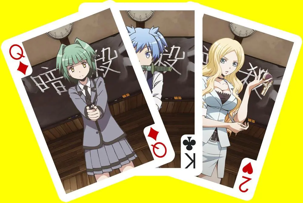 Igralne karte Assassination Classroom s Characters fotografija izdelka