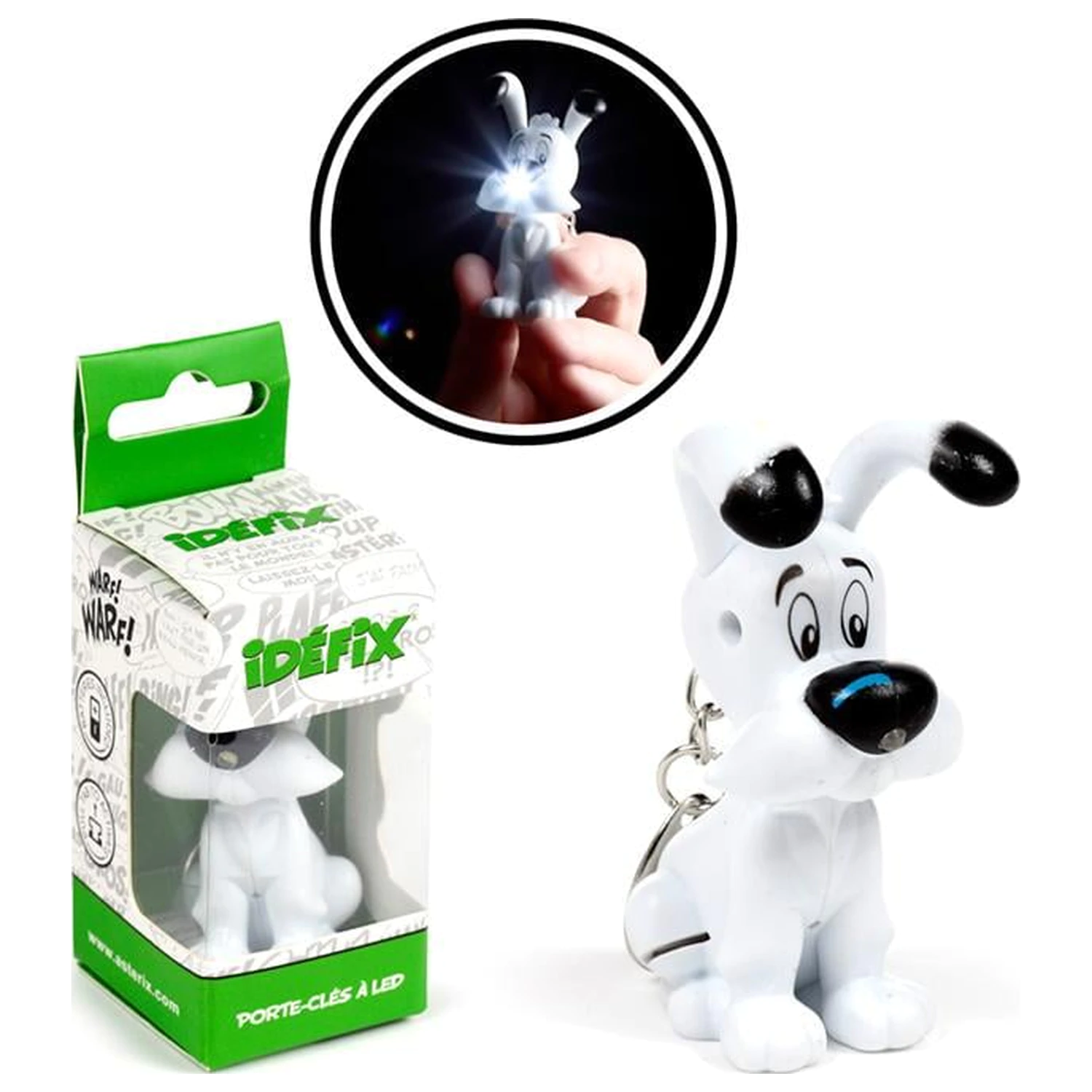 Asterix Dogmatix 3D svetlobni obesek za ključe fotografija izdelka