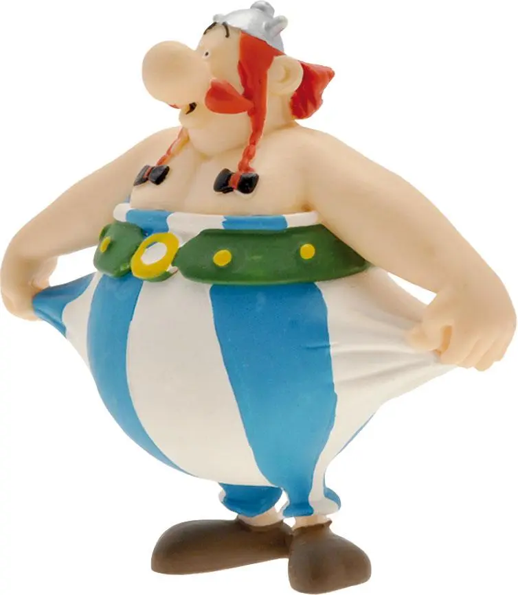 Figurica Asterix Obelix drži hlače 8 cm fotografija izdelka