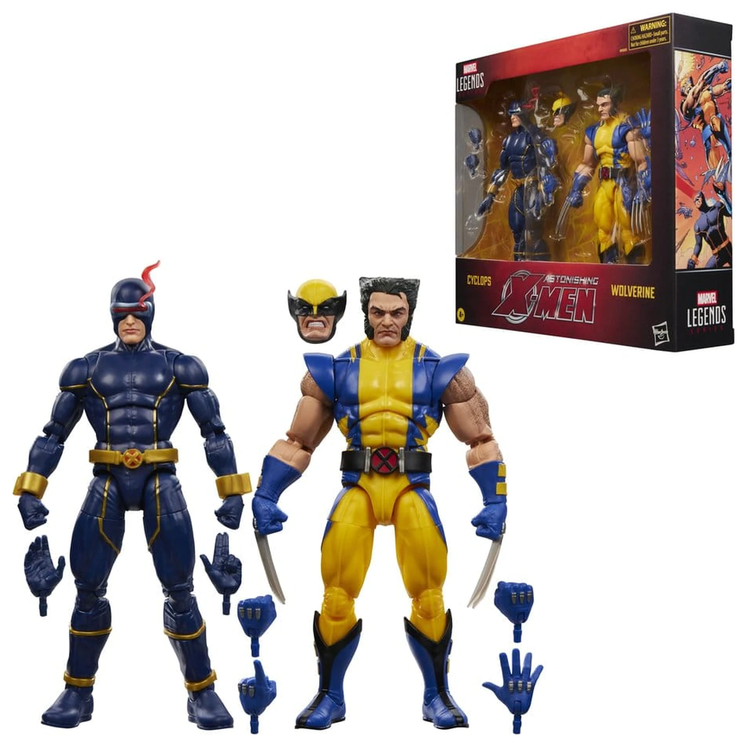 Astonishing X-Men Marvel Legends akcijski figuri dvojni paket Cyclops & Wolverine 15 cm fotografija izdelka