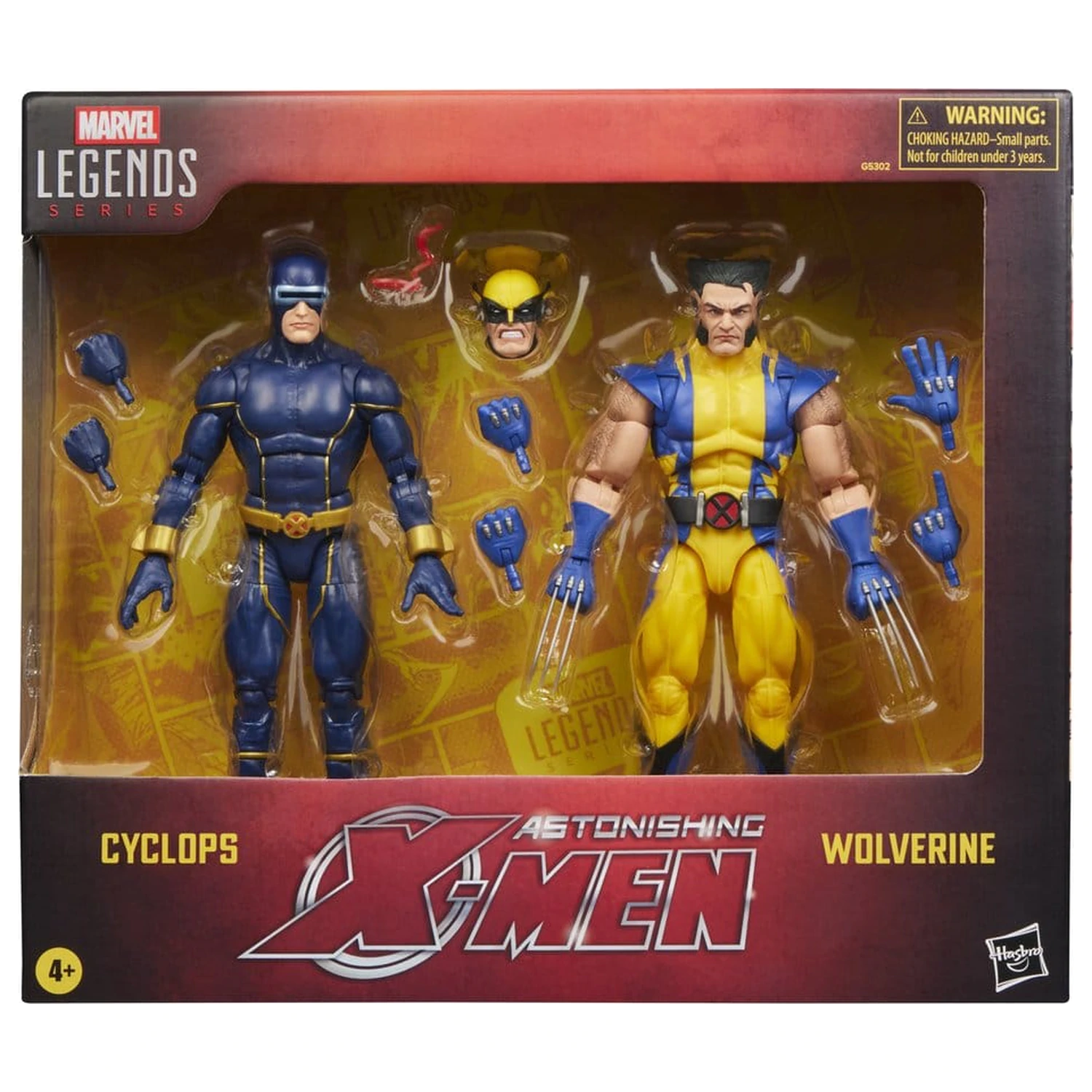 Astonishing X-Men Marvel Legends akcijski figuri dvojni paket Cyclops & Wolverine 15 cm fotografija izdelka