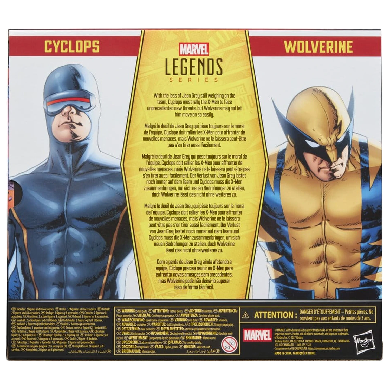 Astonishing X-Men Marvel Legends akcijski figuri dvojni paket Cyclops & Wolverine 15 cm fotografija izdelka
