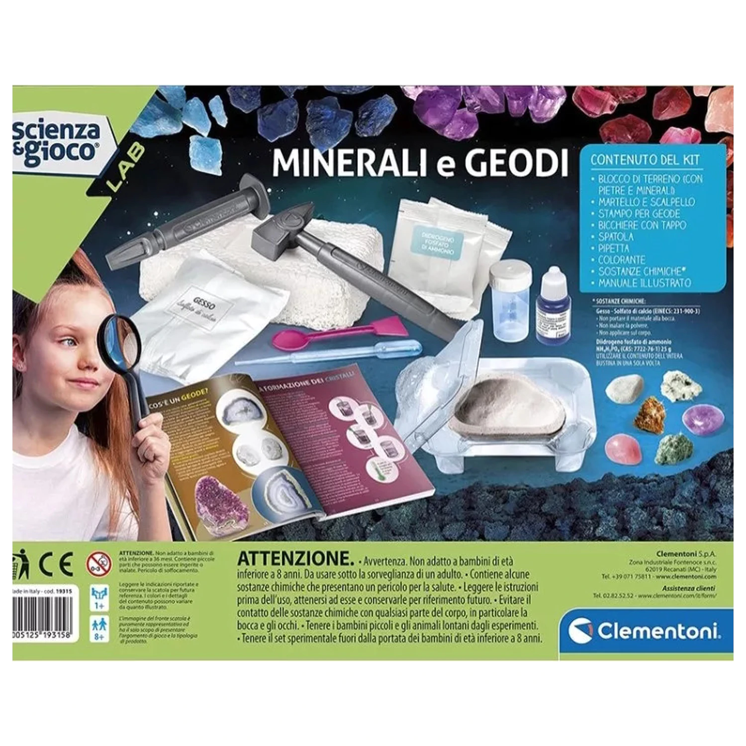 Izobraževalni set Minerali in Geode Science fotografija izdelka