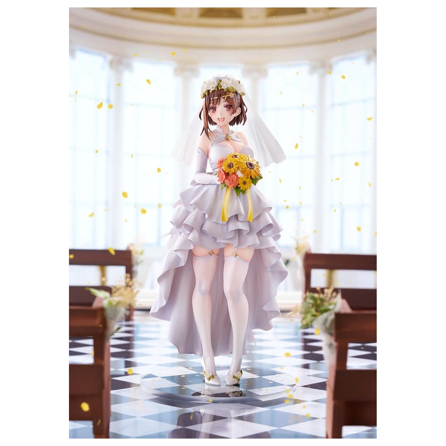 Atelier Ryza 3: Alchemist of the End & the Secret Key PVC figura 1/7 Ryza (Reisalin Stout) Wedding Style 25 cm fotografija izdelka