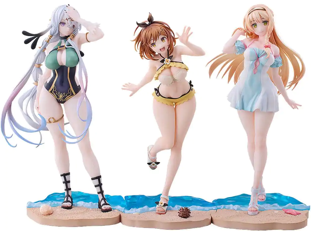 Atelier Ryza: Ever Darkness & the Secret Hideout PVC Kipi - Komplet 3 1/7 Ryza, Klaudia, Lila: Swimsuit Ver. fotografija izdelka
