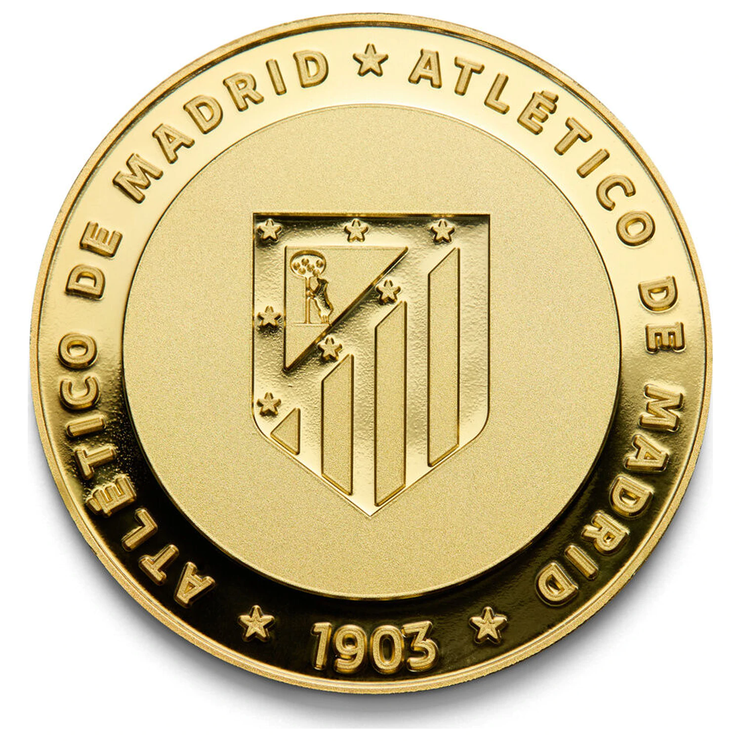 Atletico de Madrid Atleti spominski kovanec fotografija izdelka