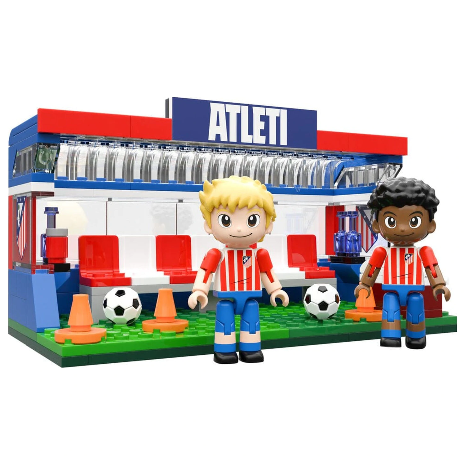 Atletico de Madrid komplet klopi s figurami 184 kosov fotografija izdelka