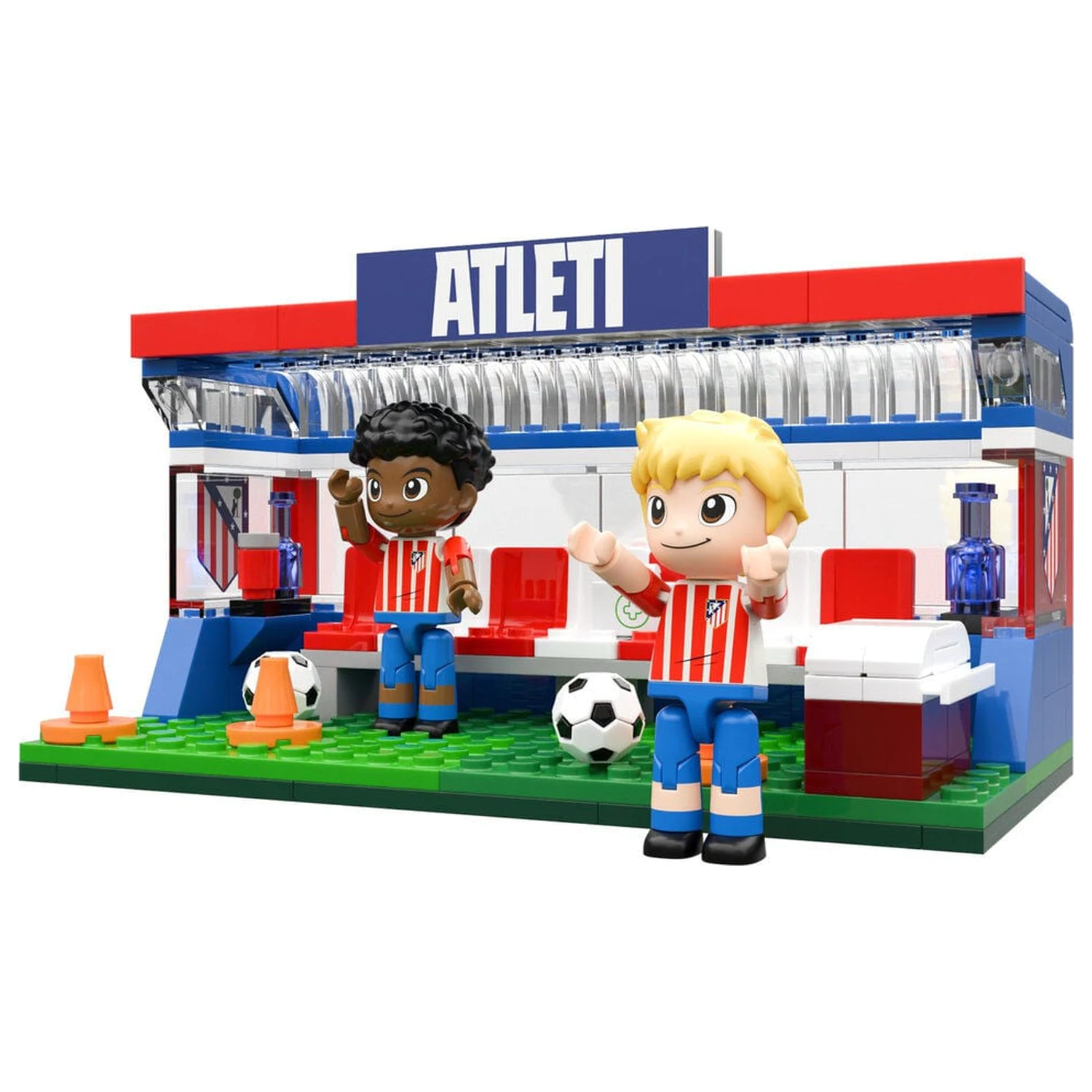 Atletico de Madrid komplet klopi s figurami 184 kosov fotografija izdelka