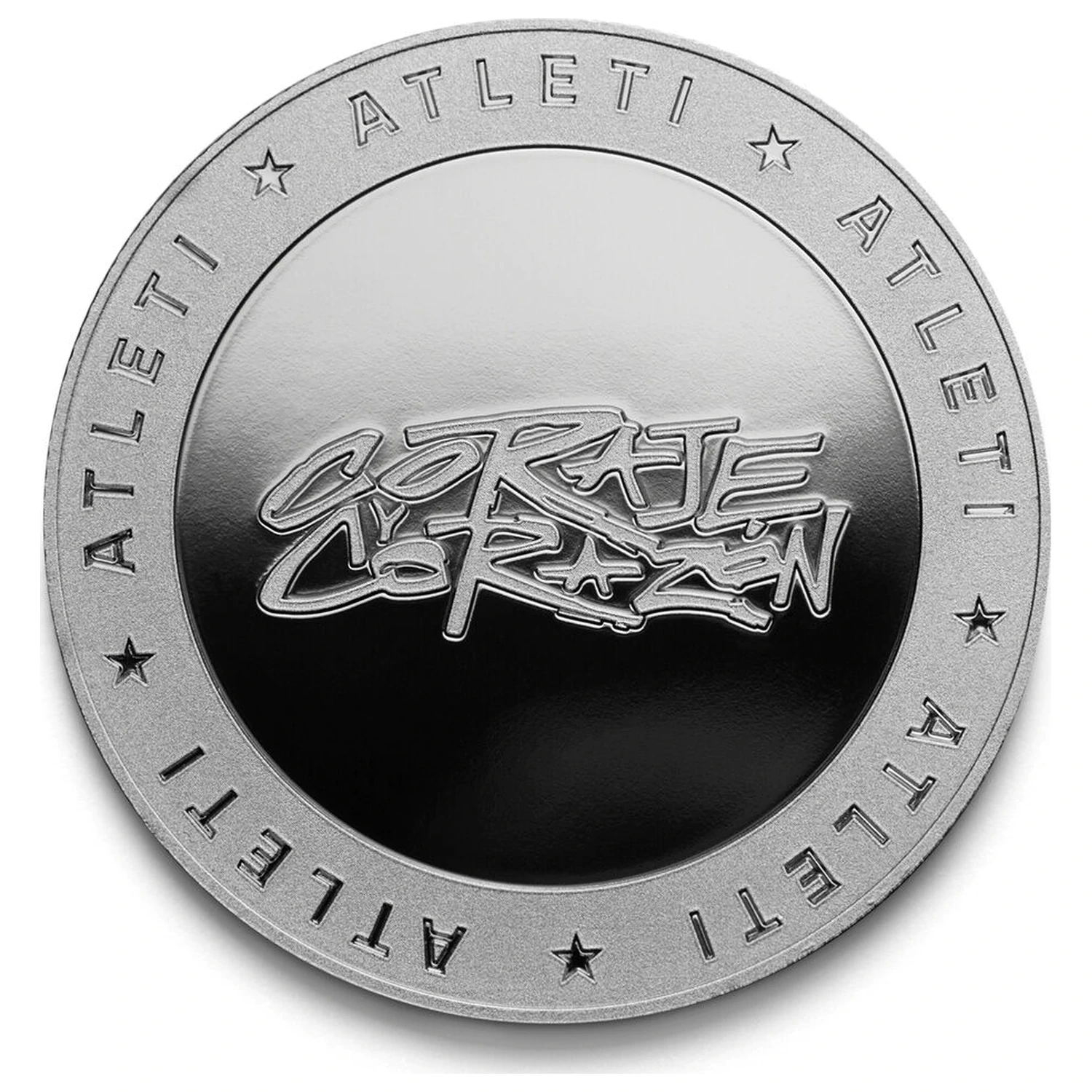 Atletico de Madrid spominski kovanec "Courage and Heart" fotografija izdelka