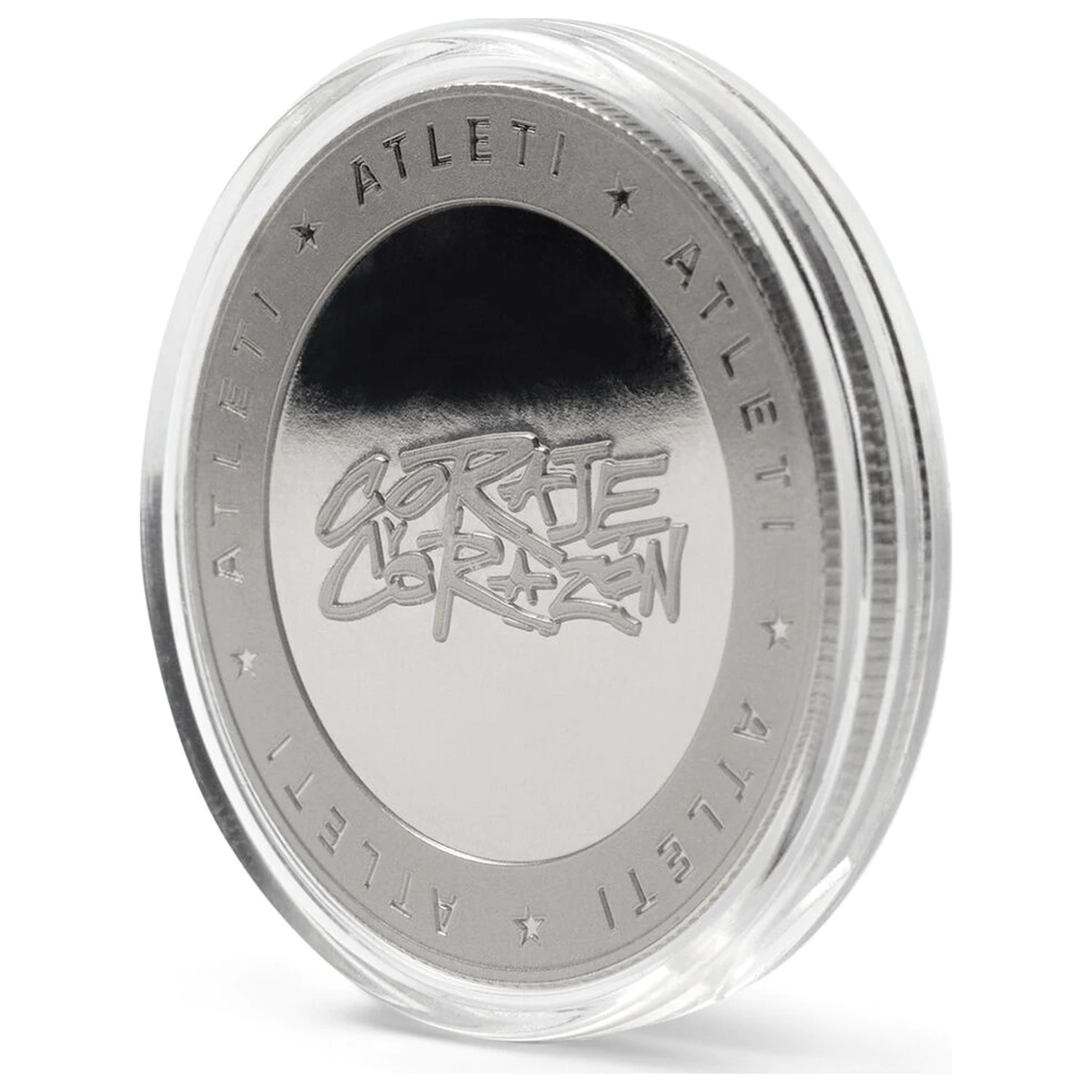 Atletico de Madrid spominski kovanec "Courage and Heart" fotografija izdelka