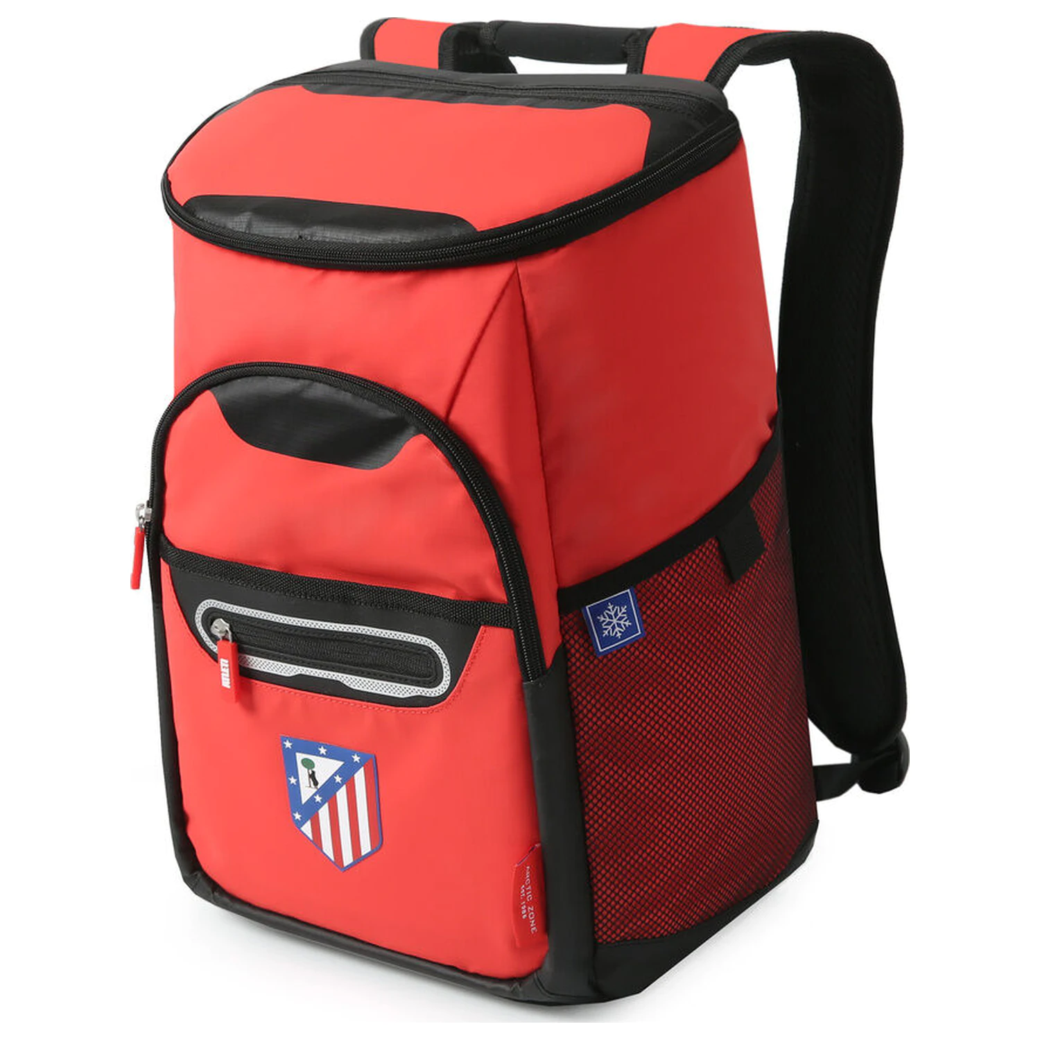 Atletico de Madrid nahrbtnik s termo posodo za hrano fotografija izdelka