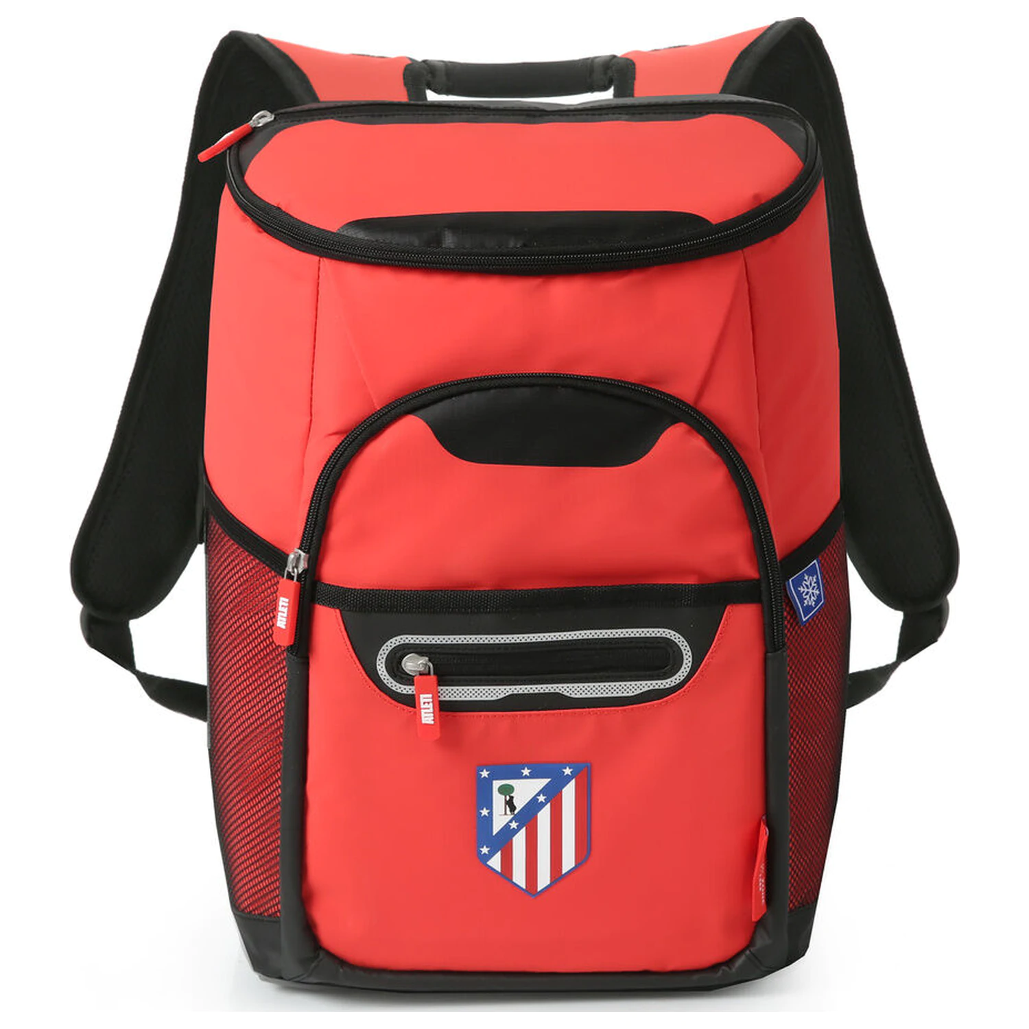 Atletico de Madrid nahrbtnik s termo posodo za hrano fotografija izdelka