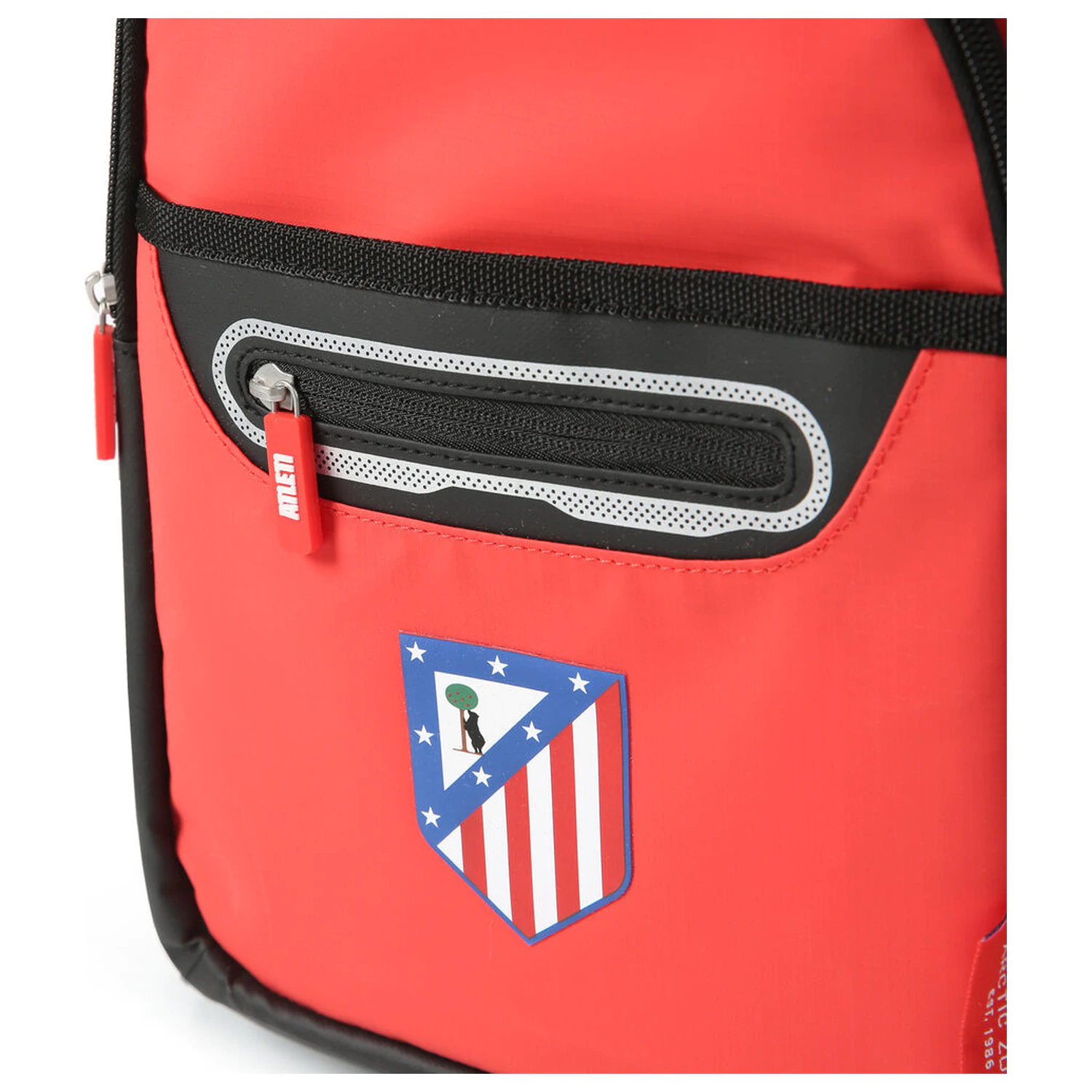 Atletico de Madrid nahrbtnik s termo posodo za hrano fotografija izdelka