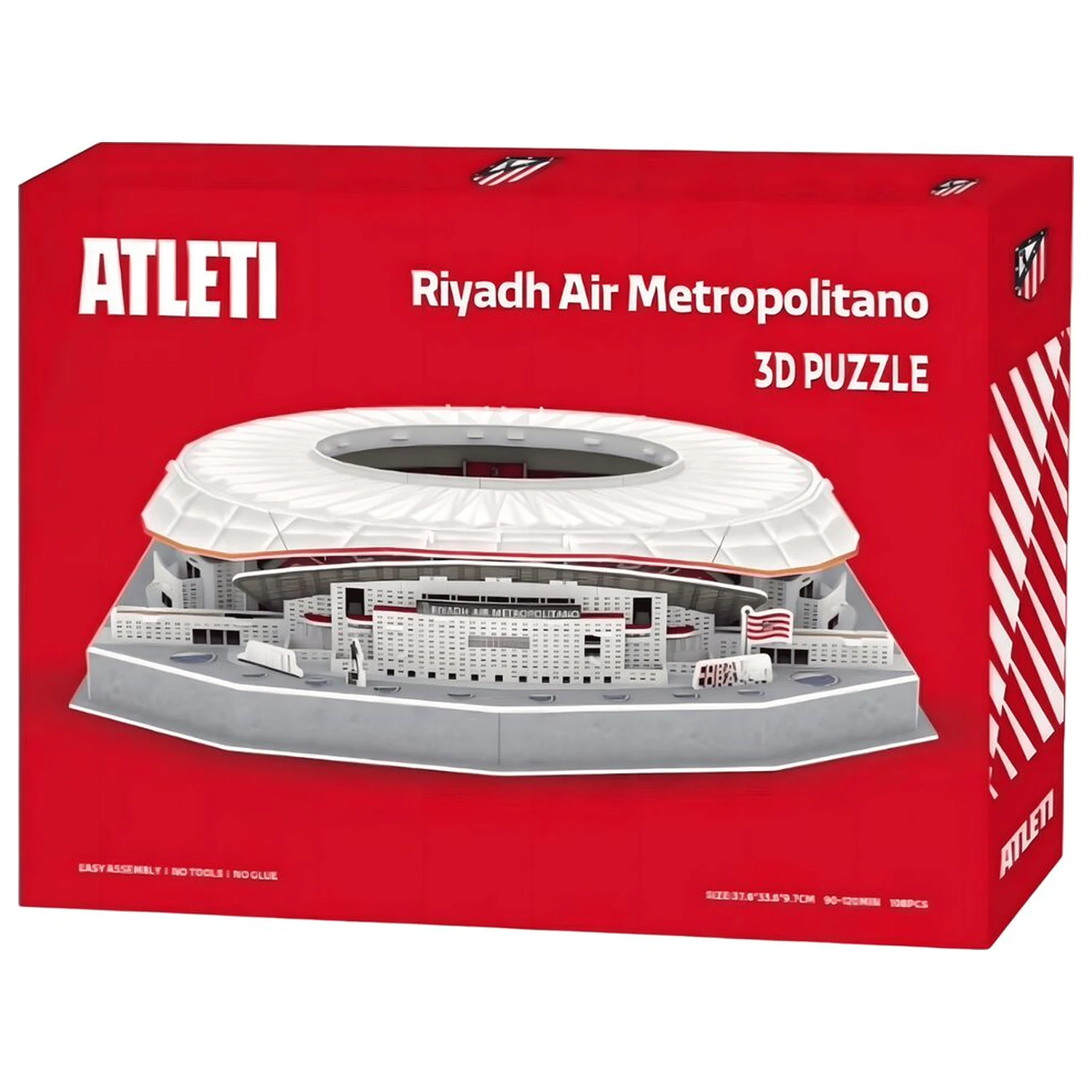Atletico de Madrid Riyadh Metropolitano 3D stadion sestavljanka fotografija izdelka