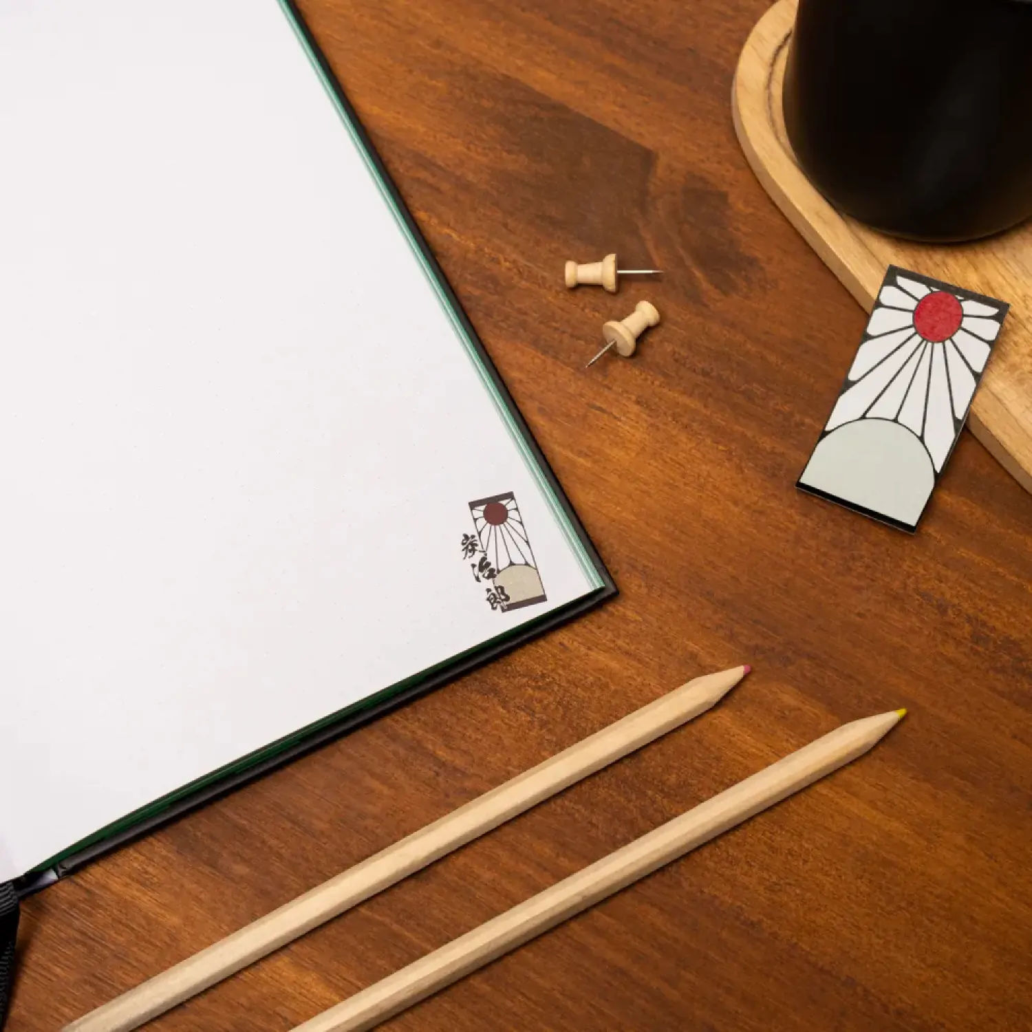 Demon Slayer Kimetsu no Yaiba A5 premium beležka fotografija izdelka