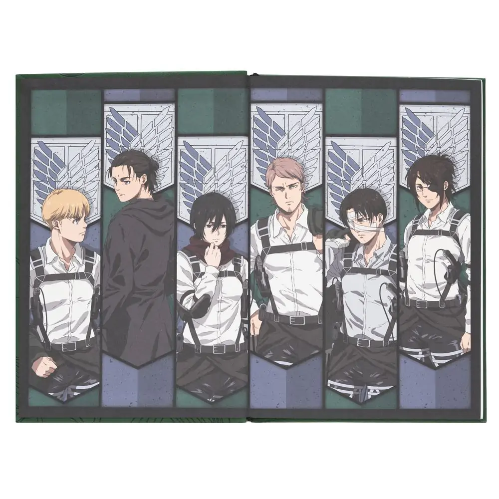 Attack on Titan A5 premium notesnik fotografija izdelka