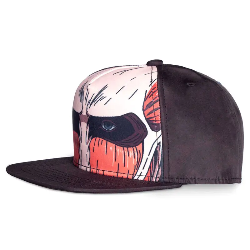 Attack on Titan kapa s ščitnikom Snapback Colossus Titan fotografija izdelka