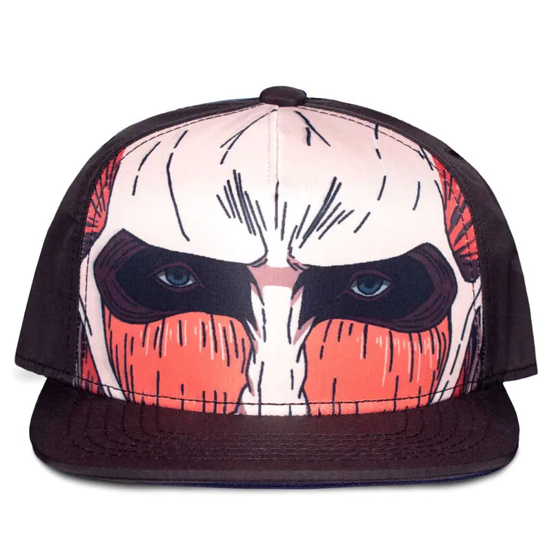 Attack on Titan kapa s ščitnikom Snapback Colossus Titan fotografija izdelka