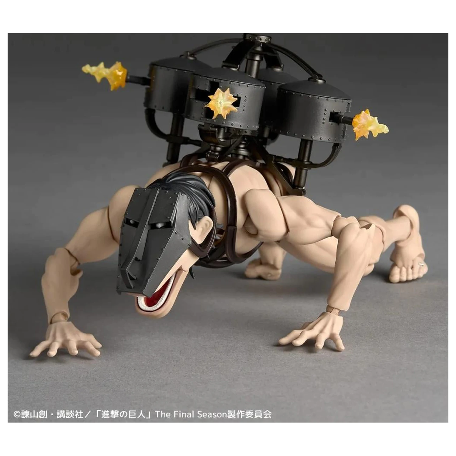 Attack on Titan Cart Titan figurica Revoltech A.Y. 13 cm fotografija izdelka