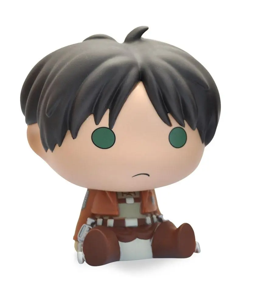 Attack on Titan Chibi Banka v obliki doprsnega kipa Eren 16 cm fotografija izdelka