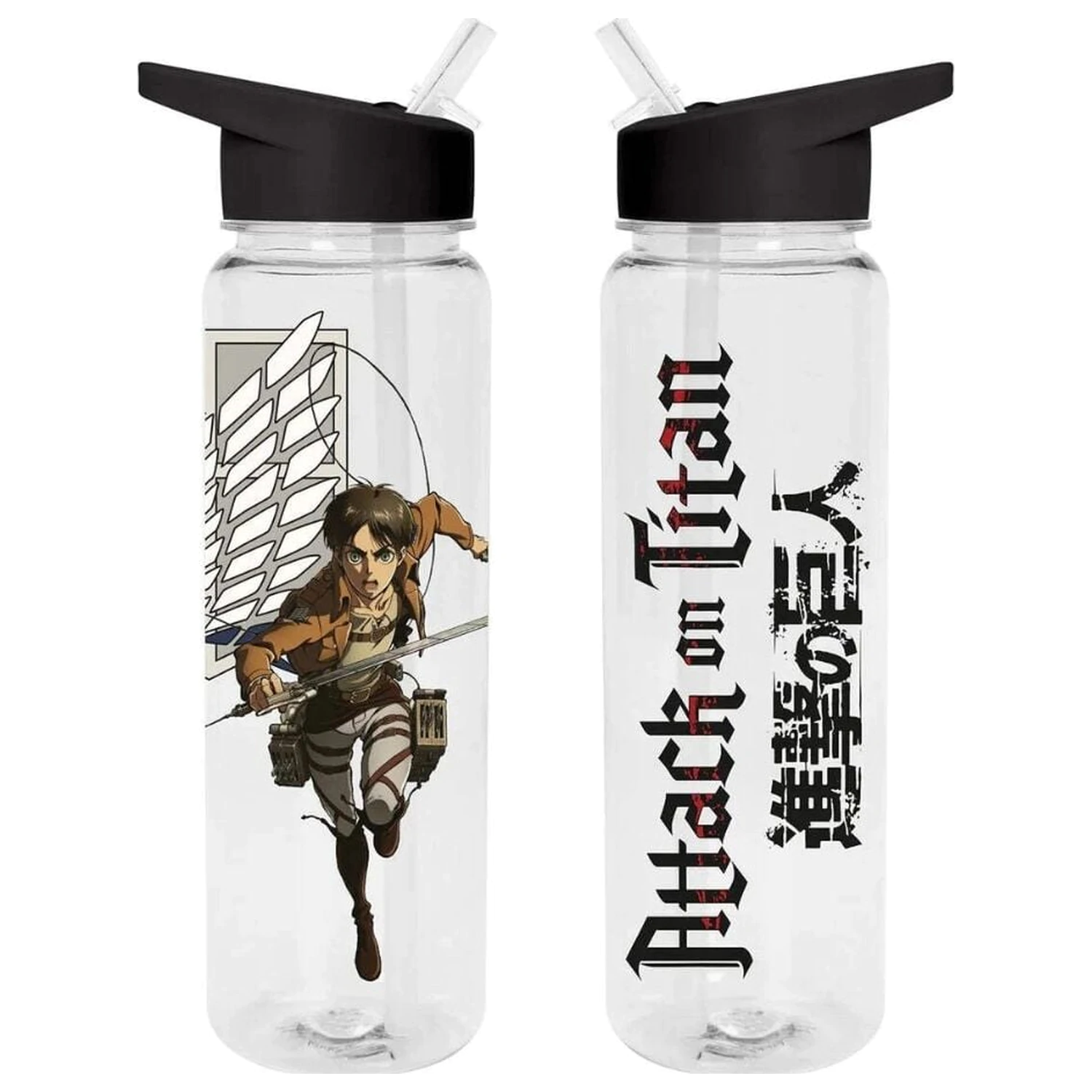 Attack On Titan Eren Jaeger plastenka 540 ml fotografija izdelka