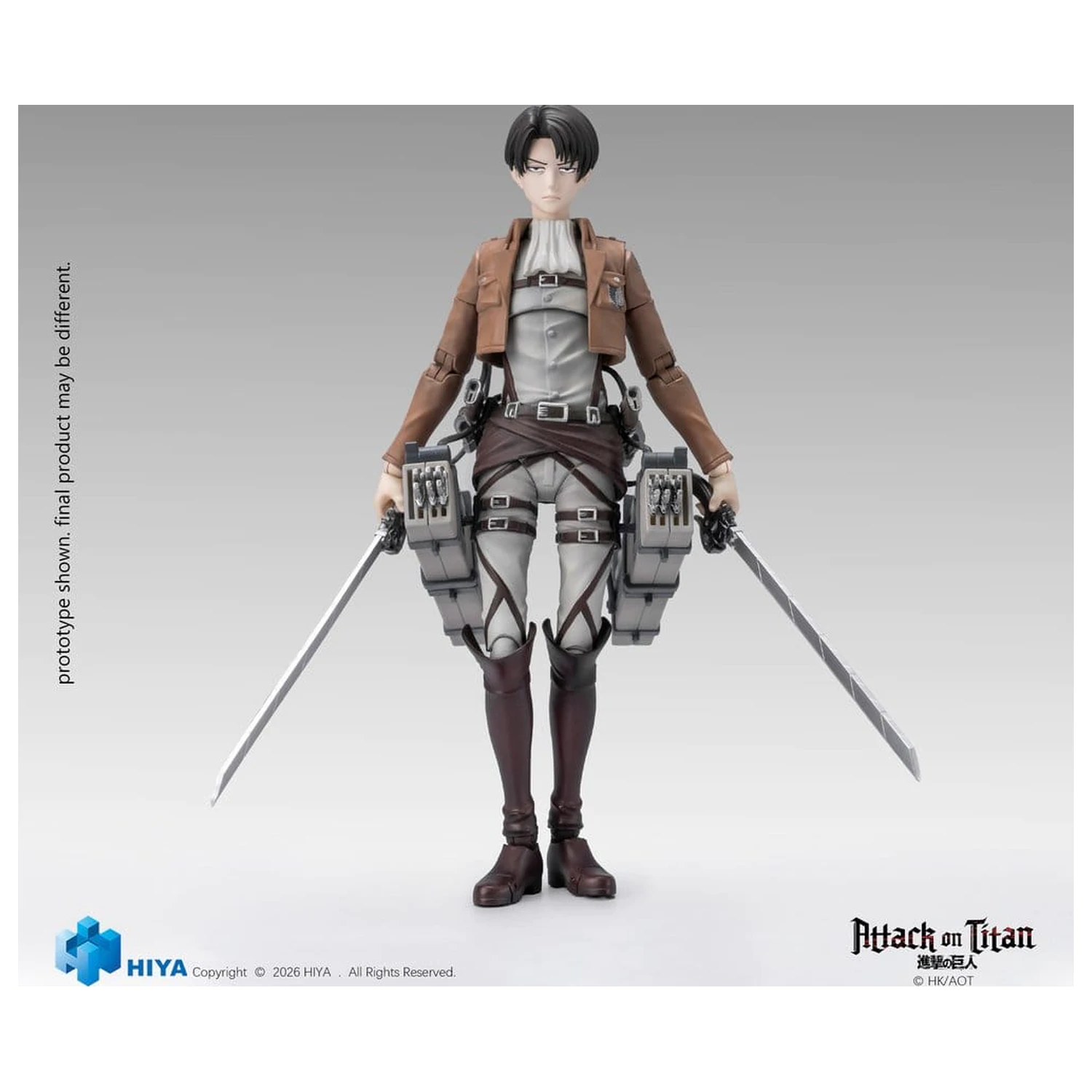 Attack on Titan Exquisite Basic Series akcijska figura 1/12 Levi Ackerman 15 cm fotografija izdelka