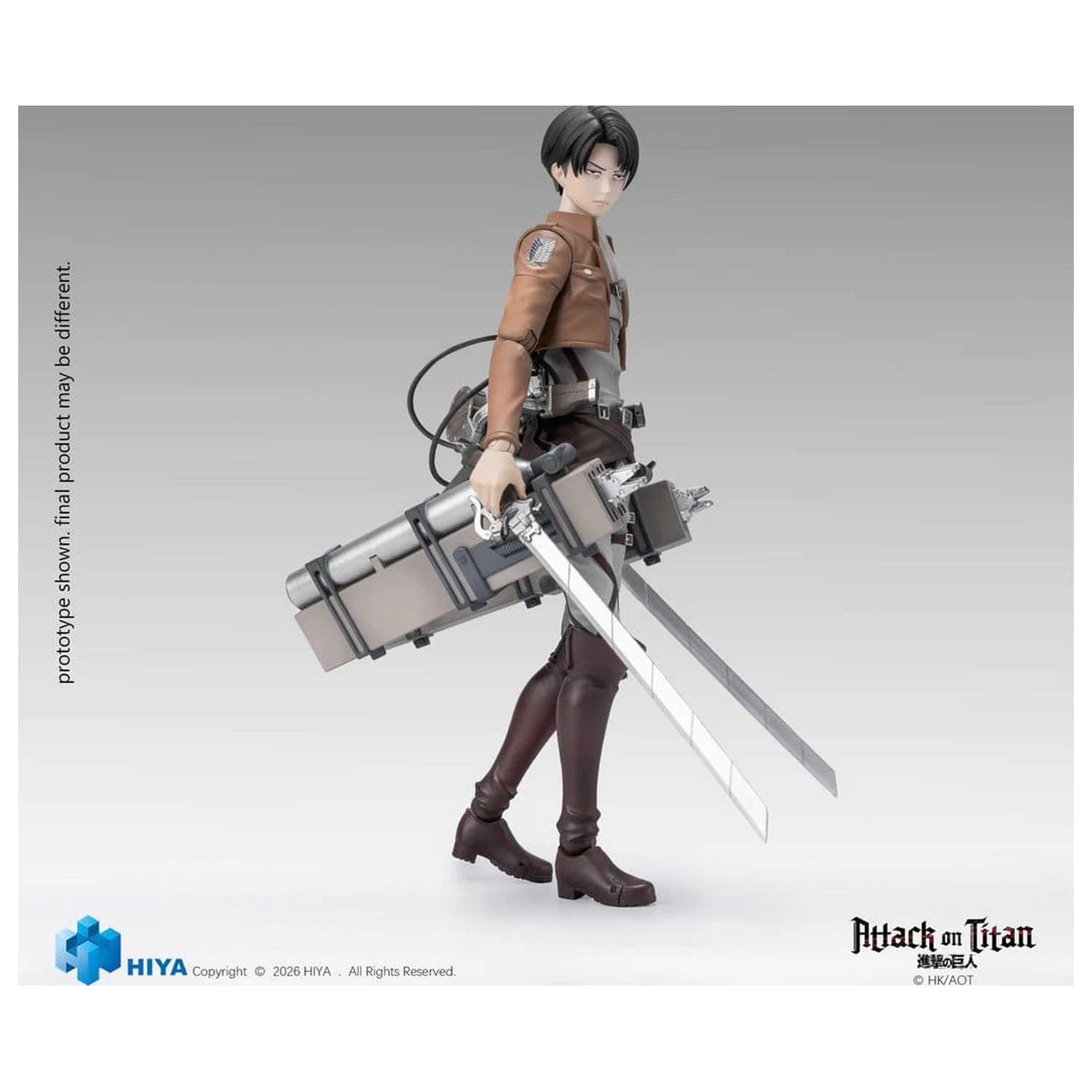 Attack on Titan Exquisite Basic Series akcijska figura 1/12 Levi Ackerman 15 cm fotografija izdelka