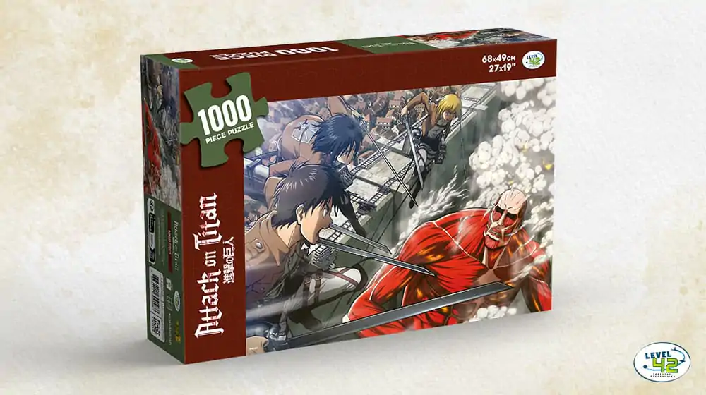 Attack on Titan Puzzle Sestavljanka (1000 kosov) fotografija izdelka