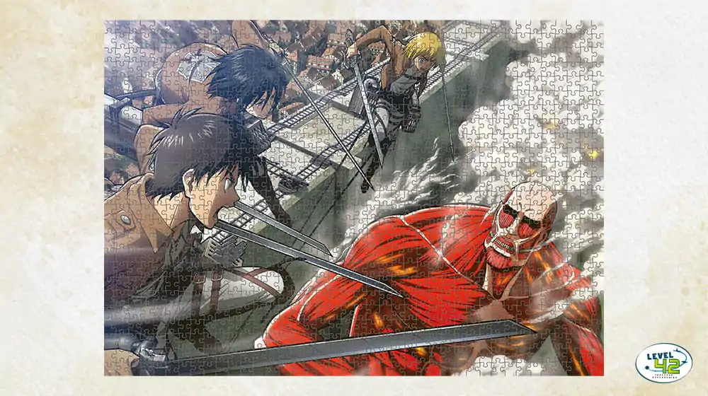 Attack on Titan Puzzle Sestavljanka (1000 kosov) fotografija izdelka