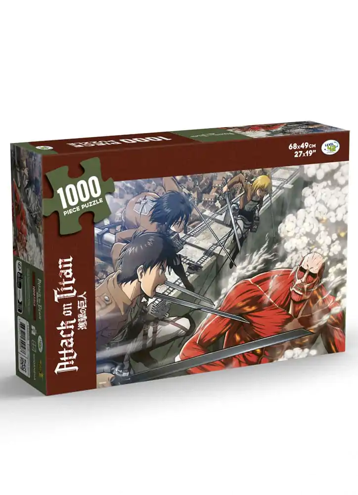 Attack on Titan Puzzle Sestavljanka (1000 kosov) fotografija izdelka