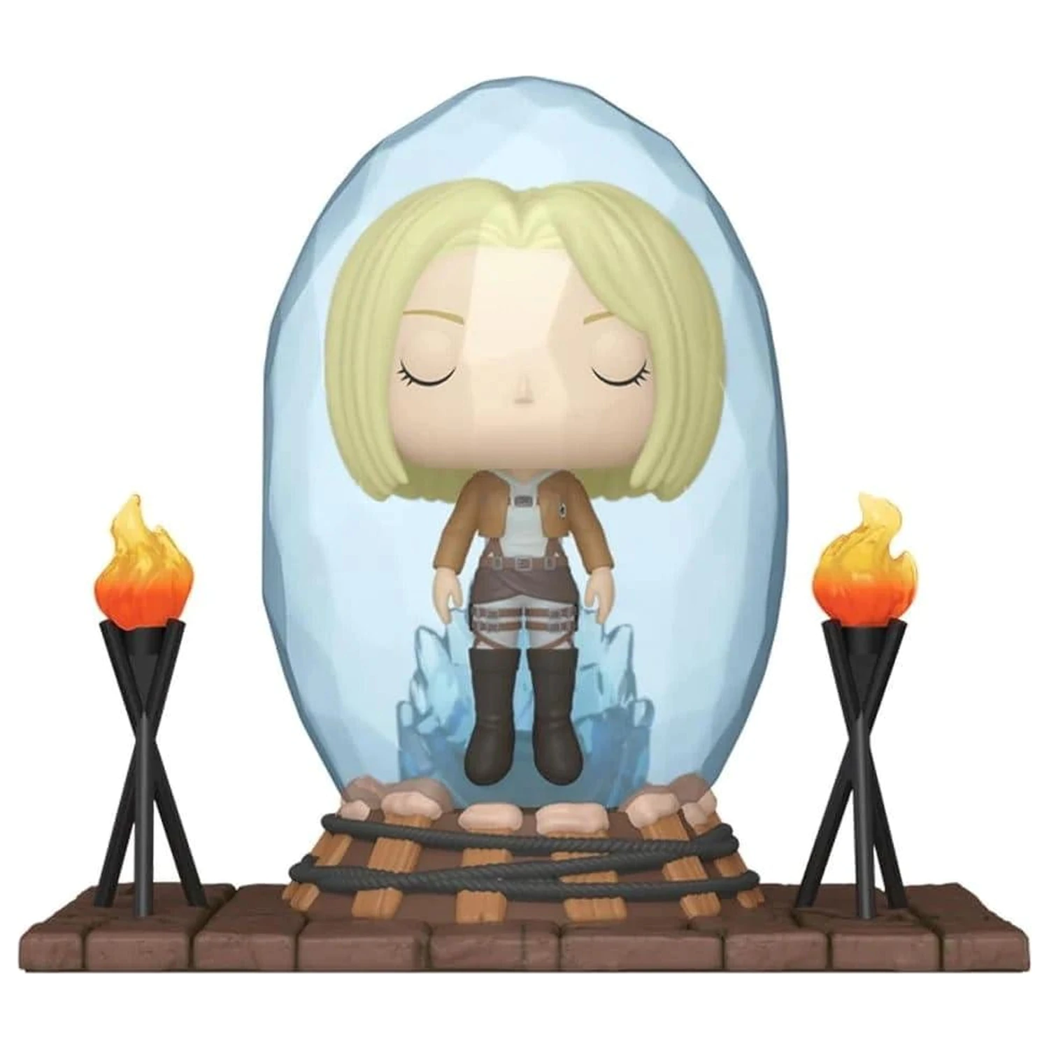 Attack on Titan Funko POP! Deluxe vinilna figura Annie in Crystal Exclusive 9 cm fotografija izdelka