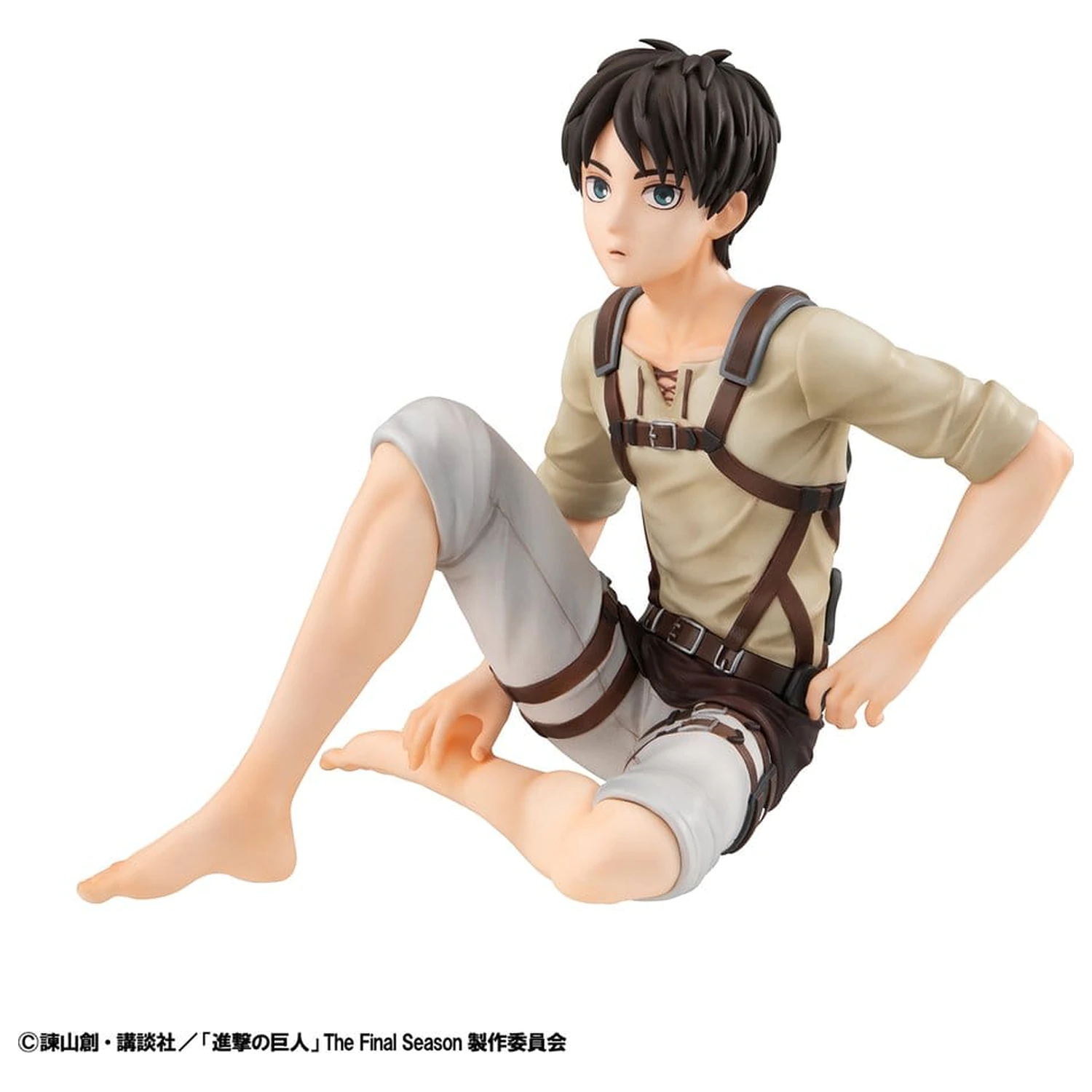Attack on Titan G.E.M. Series PVC Figurice 2-paket Eren Yeager & Squad Captain Levi velikost dlani fotografija izdelka