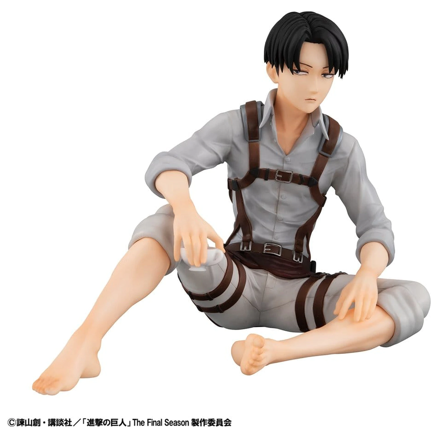 Attack on Titan G.E.M. Series PVC figurica Squad Captain Levi velikosti dlani 9 cm fotografija izdelka