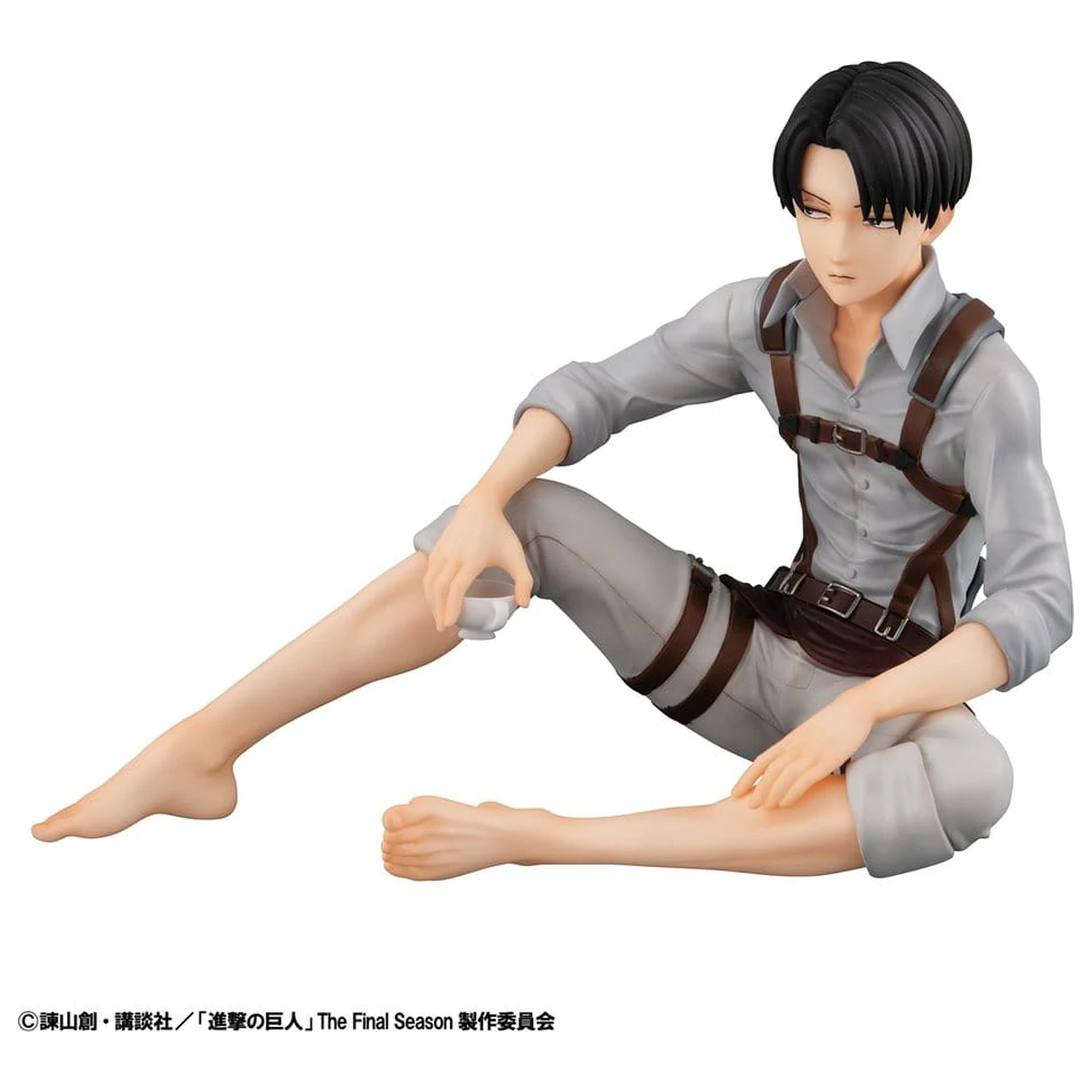 Attack on Titan G.E.M. Series PVC figurica Squad Captain Levi velikosti dlani 9 cm fotografija izdelka