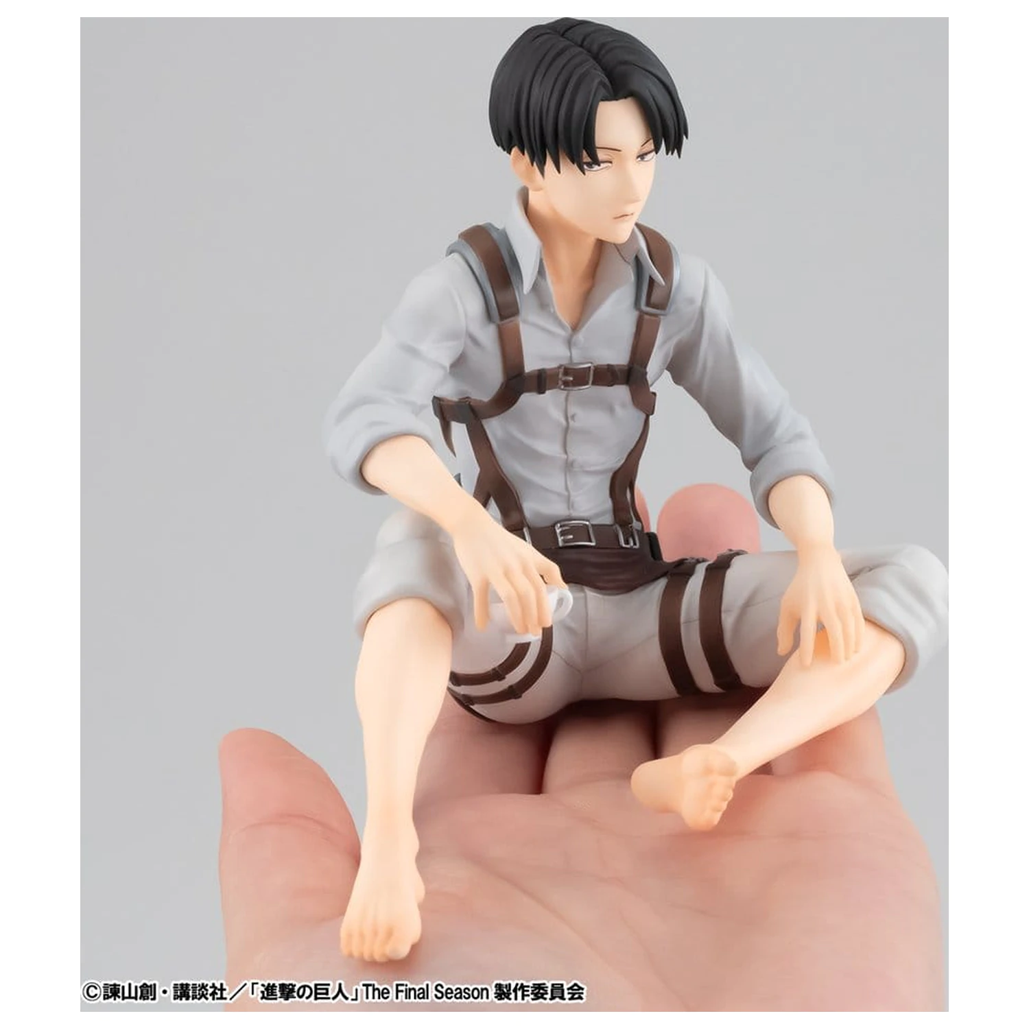 Attack on Titan G.E.M. Series PVC figurica Squad Captain Levi velikosti dlani 9 cm fotografija izdelka
