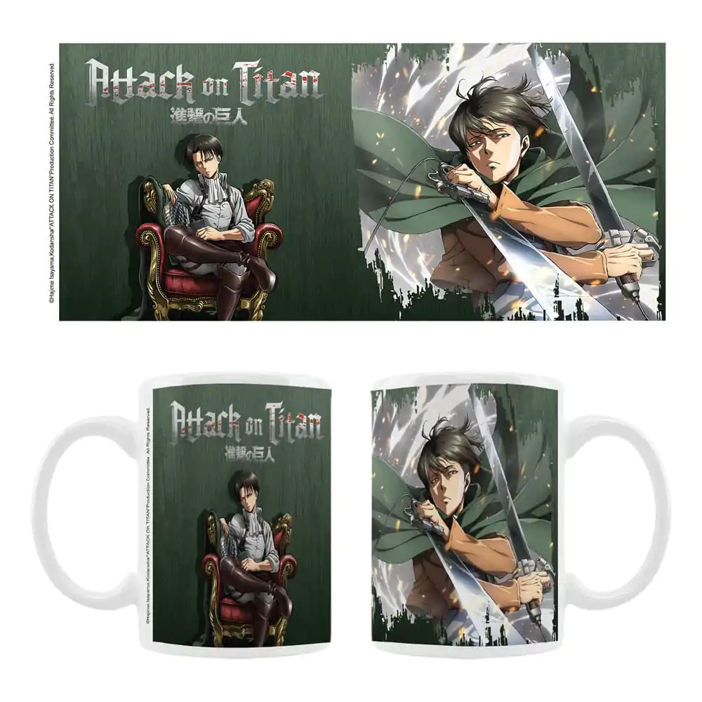 Attack on Titan keramični lonček Levi fotografija izdelka